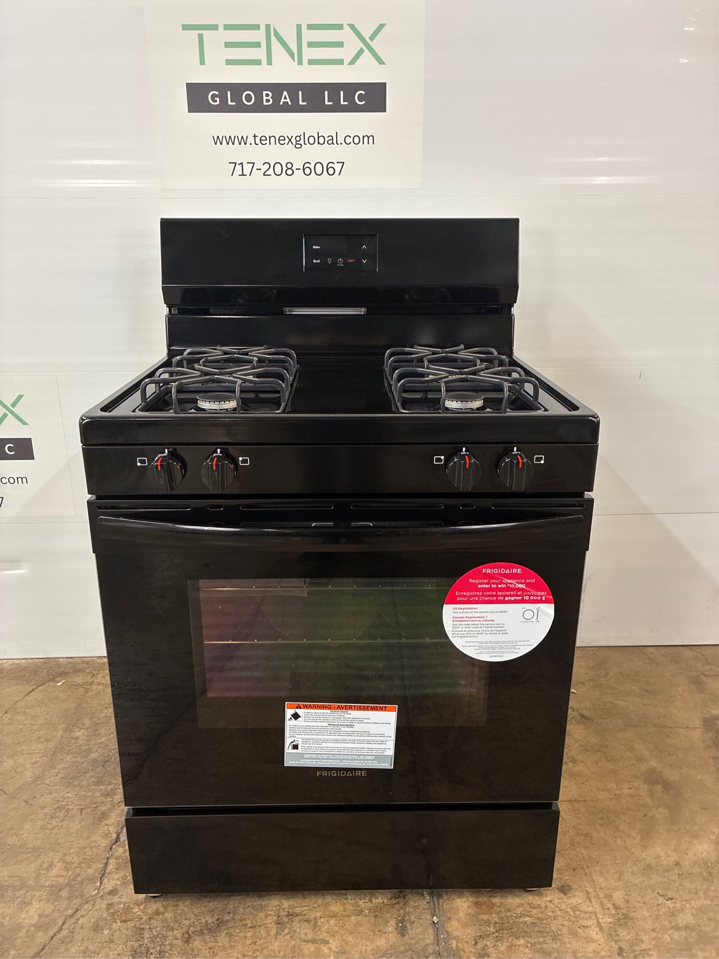 Frigidaire 30" 5.1-cu ft Gas Range (Black)
