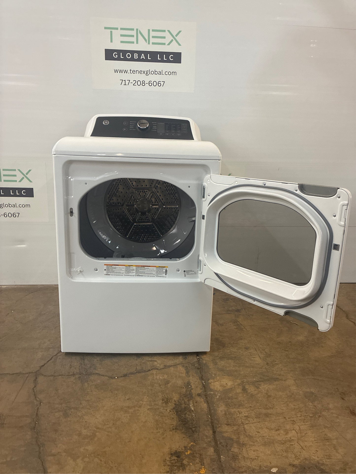 GE 7.4-cu ft Vented Electric Dryer (White)