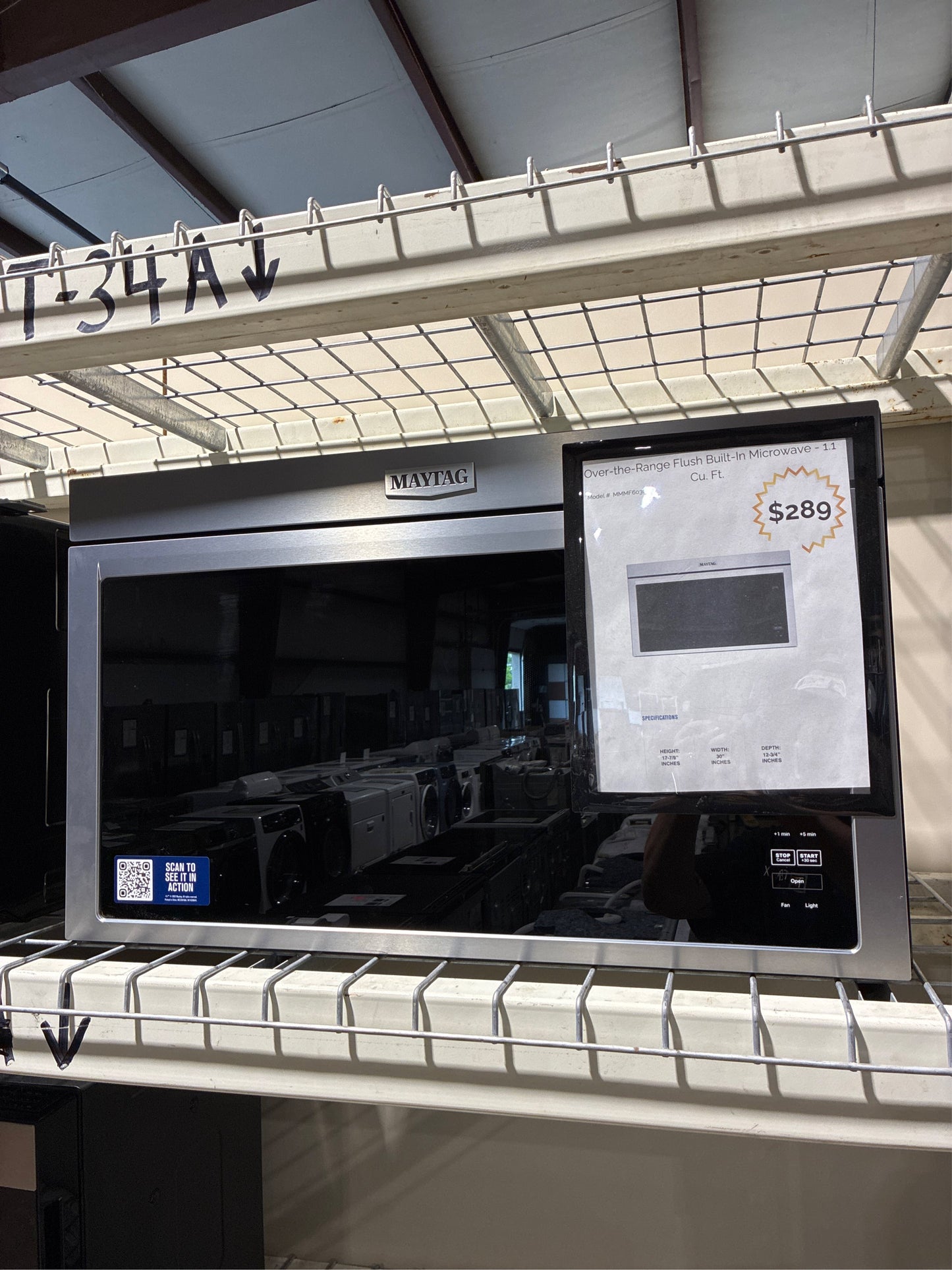 30 in. W 1.1 cu. ft. Stainless Steel Microwave