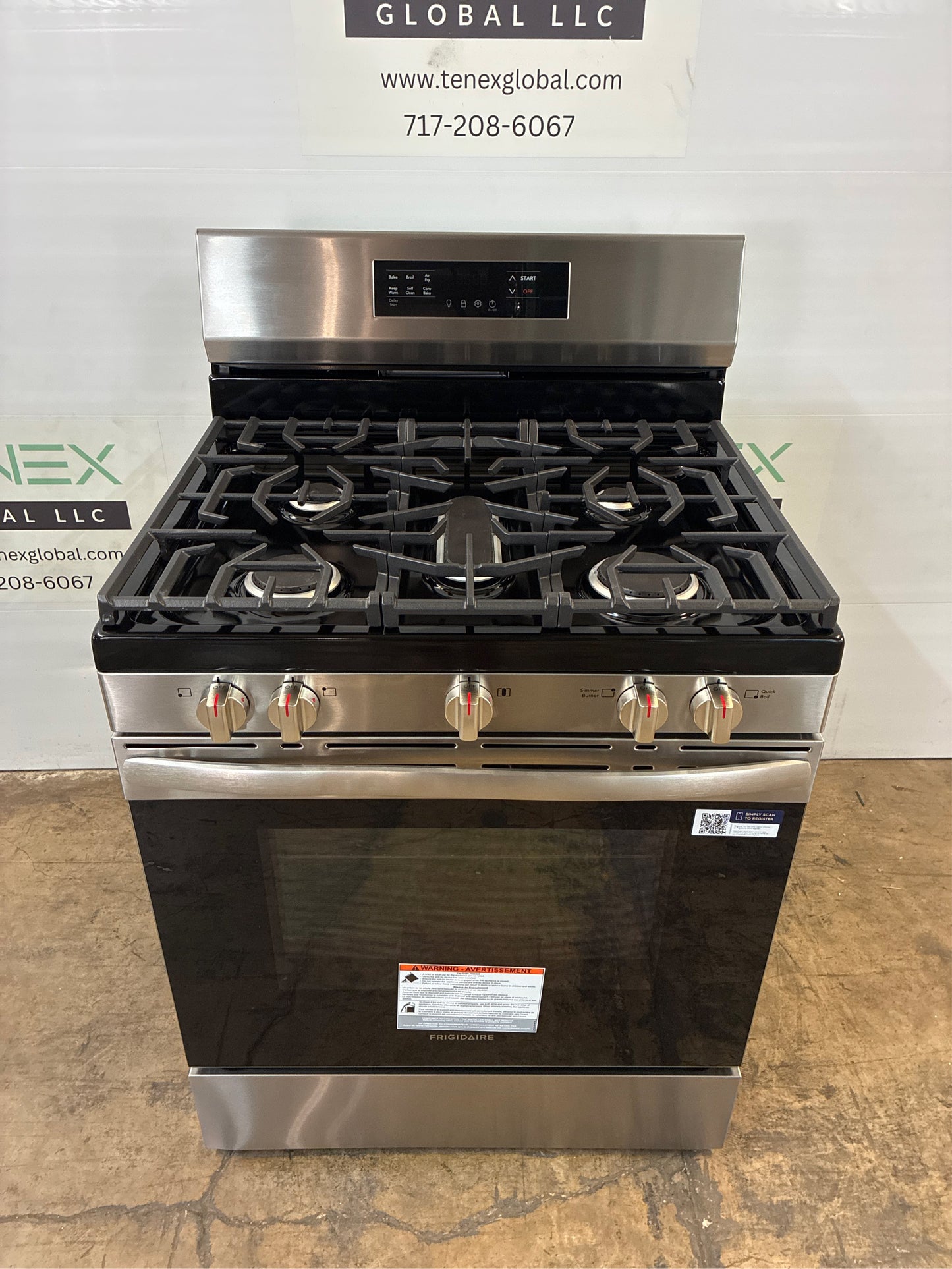 Frigidaire 30-in 5 Burners 5.1-cu ft Oven