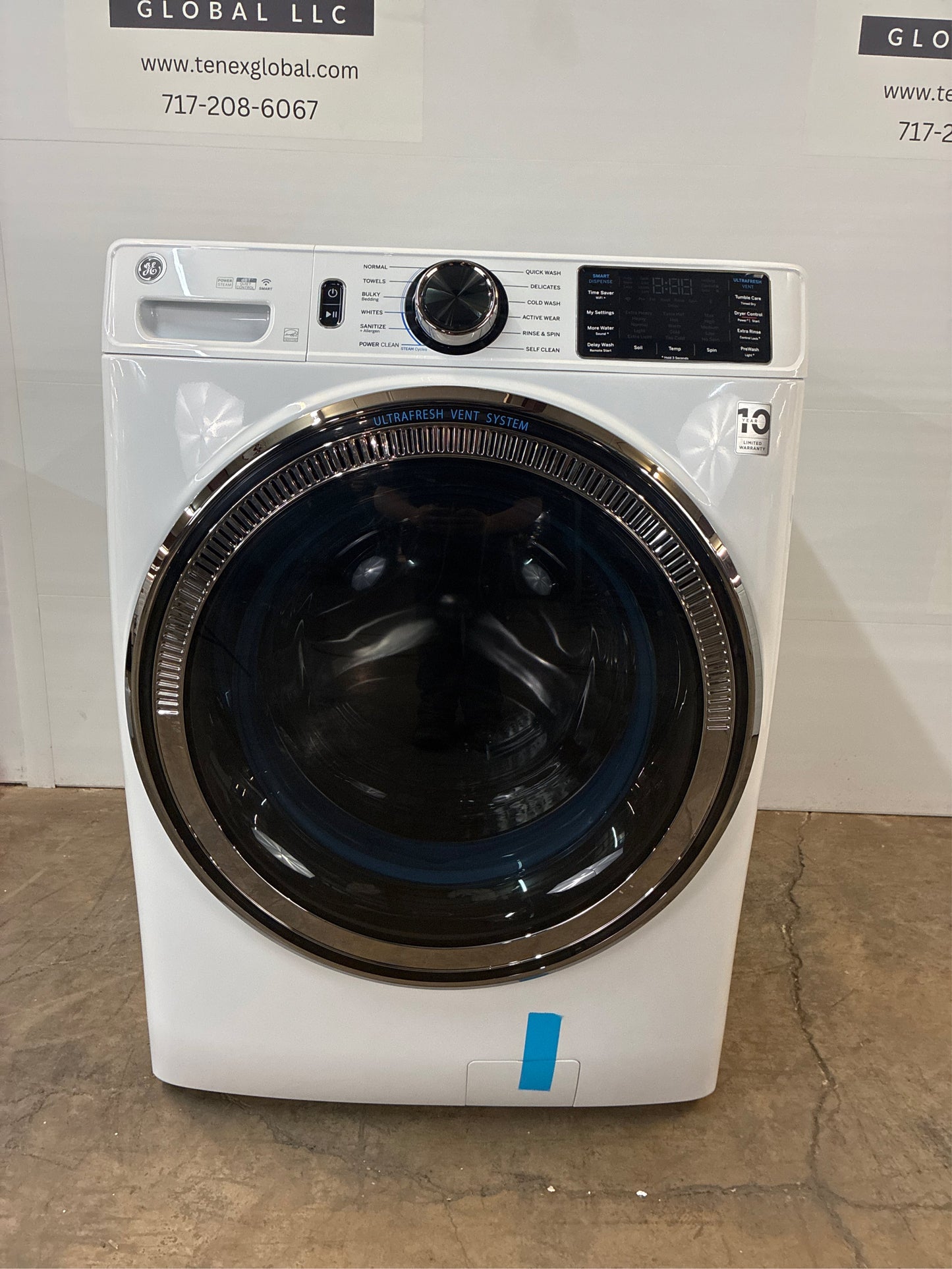 GE 5-cu ft Front-Load Washer (White)