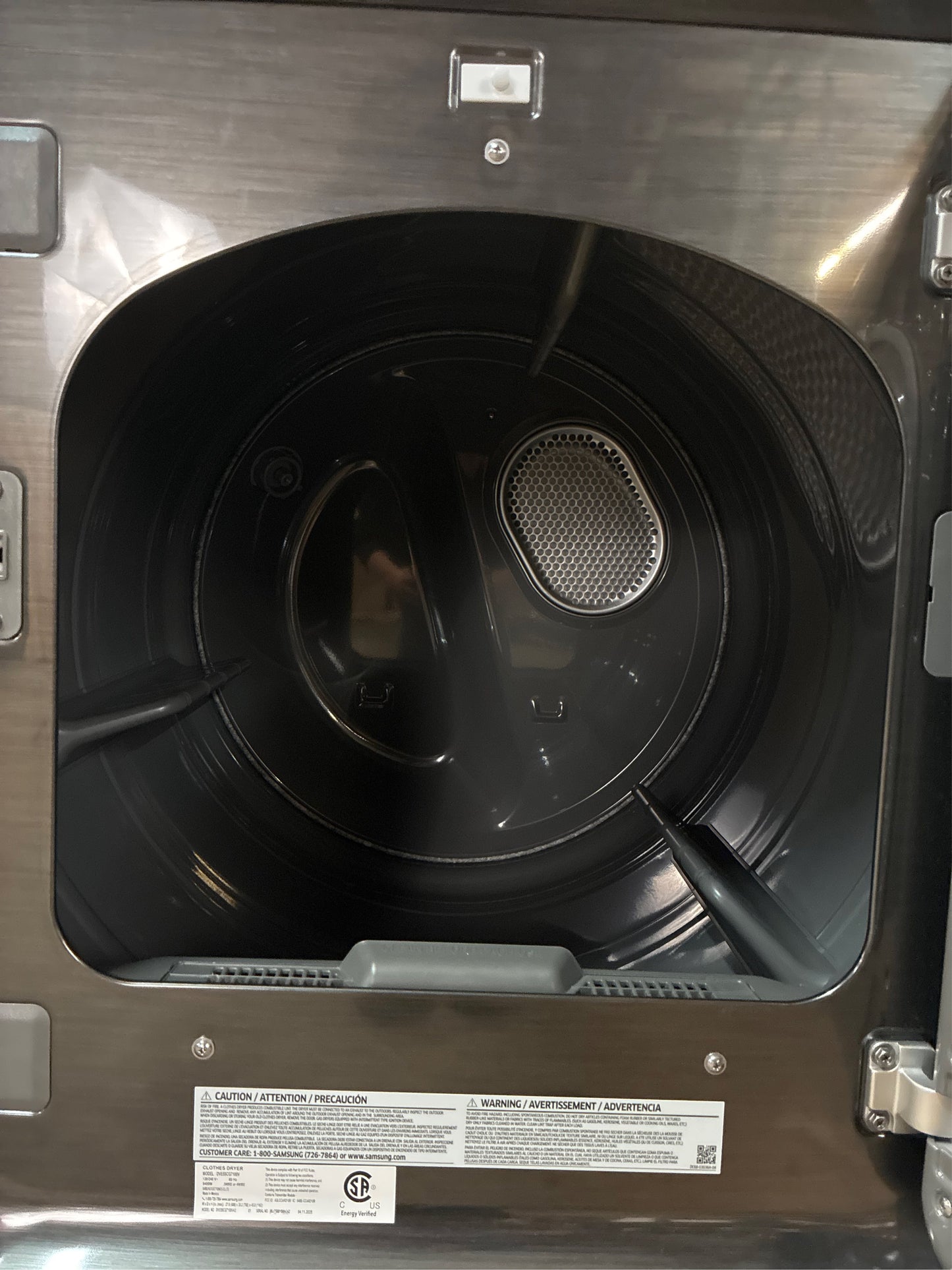 Samsung Brushed Black 7.4 cu. ft. Electric Dryer BB