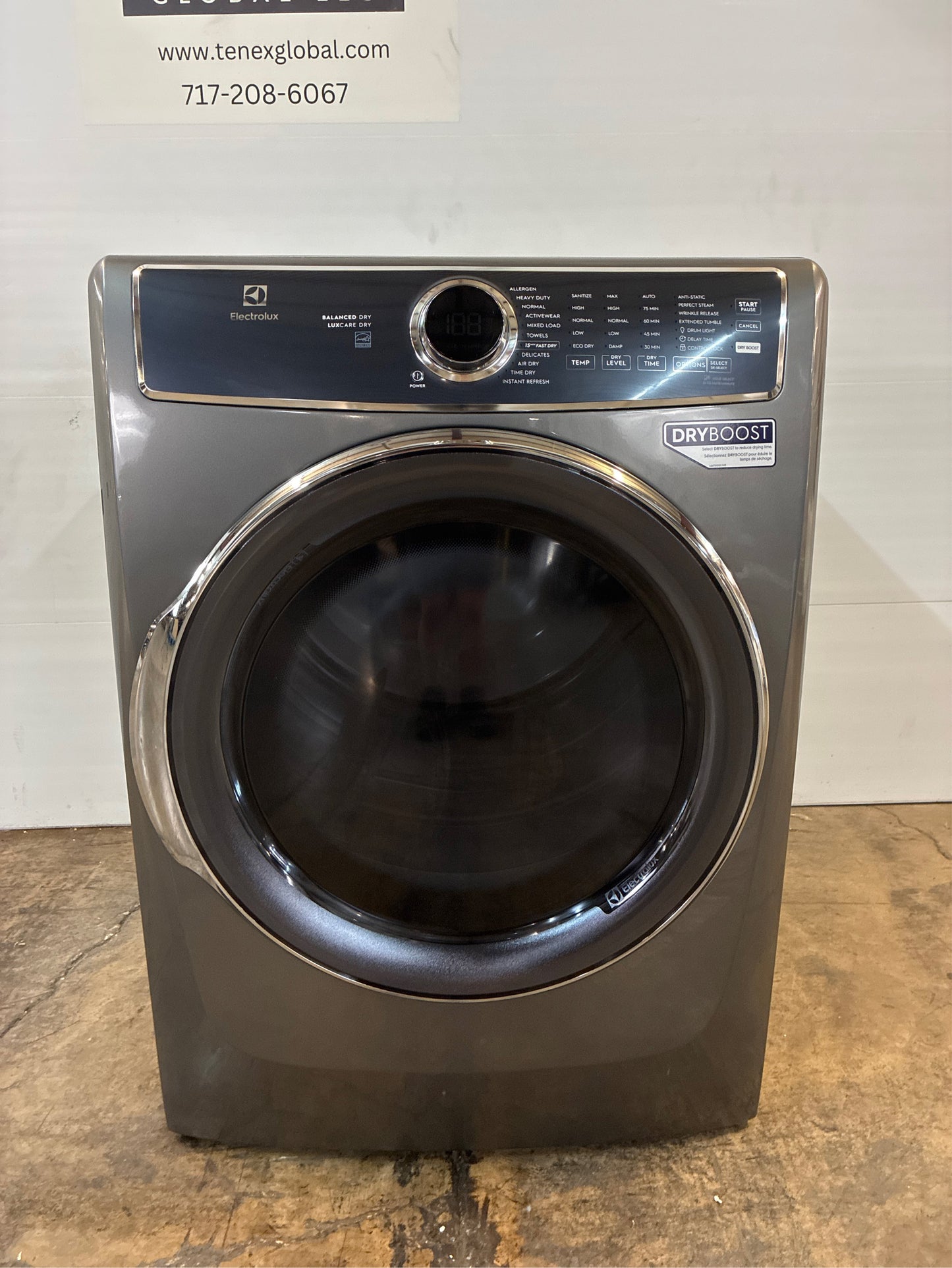 Electrolux 8 cu. ft. Vented Electric Dryer with LuxCare