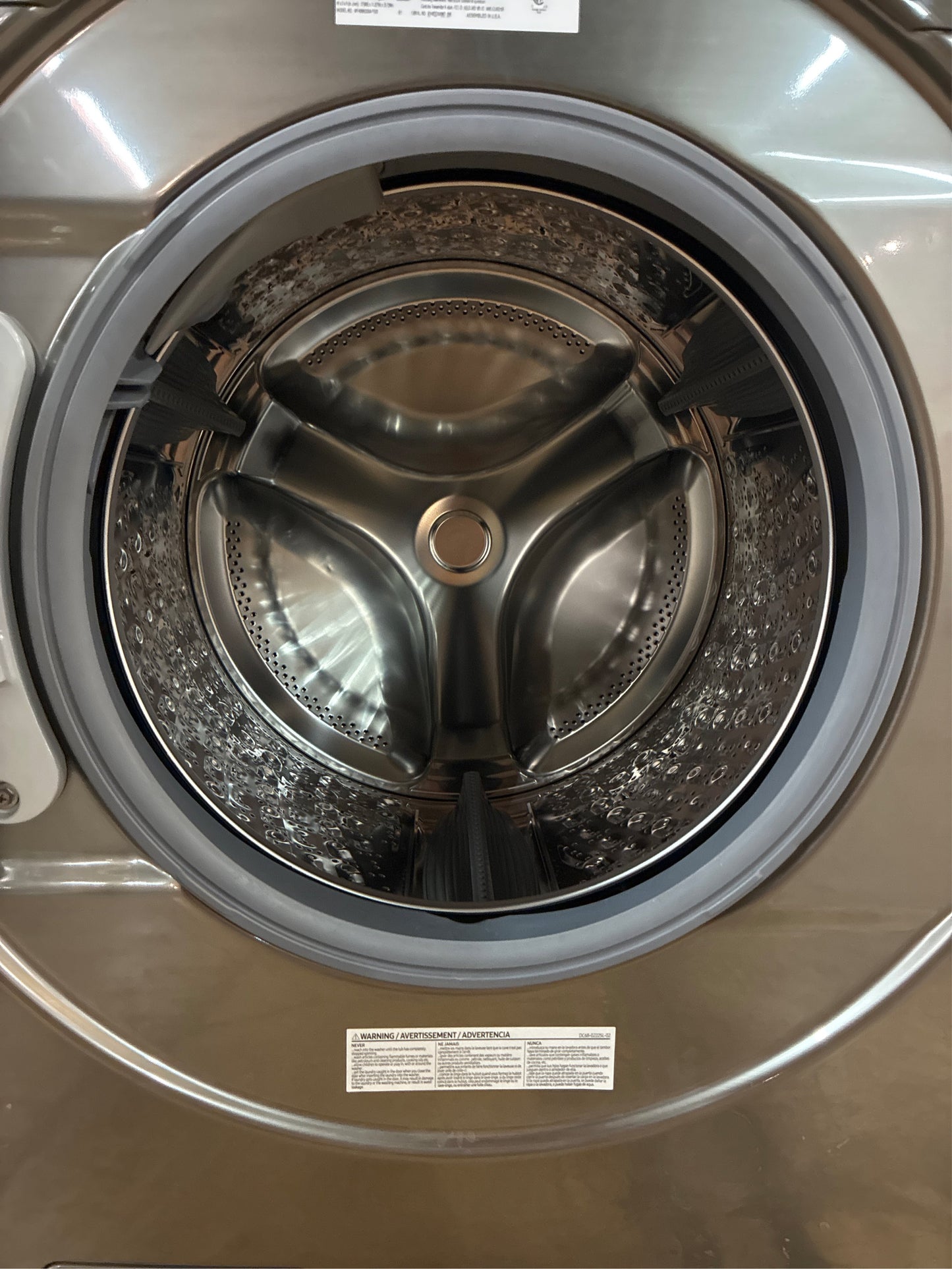 Samsung 4.5 cu. ft. Front Load Washer, Platinum