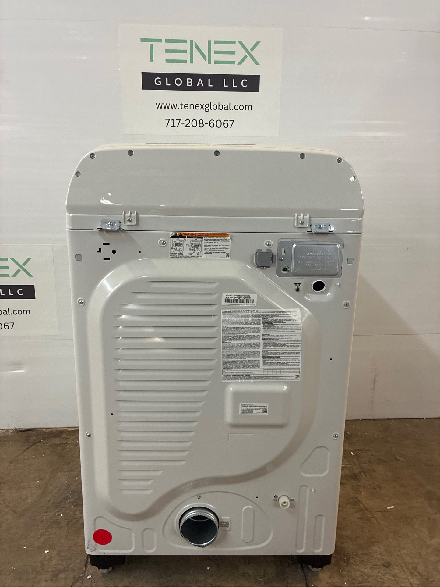 7.4 cu ft Dryer with Steam Sanitize+ Ivory
