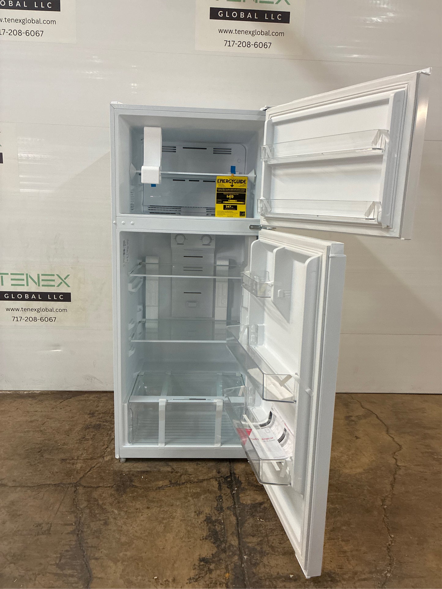 Frigidaire 27 in. 16 Cu. Ft. Top Freezer Refrigerator, White