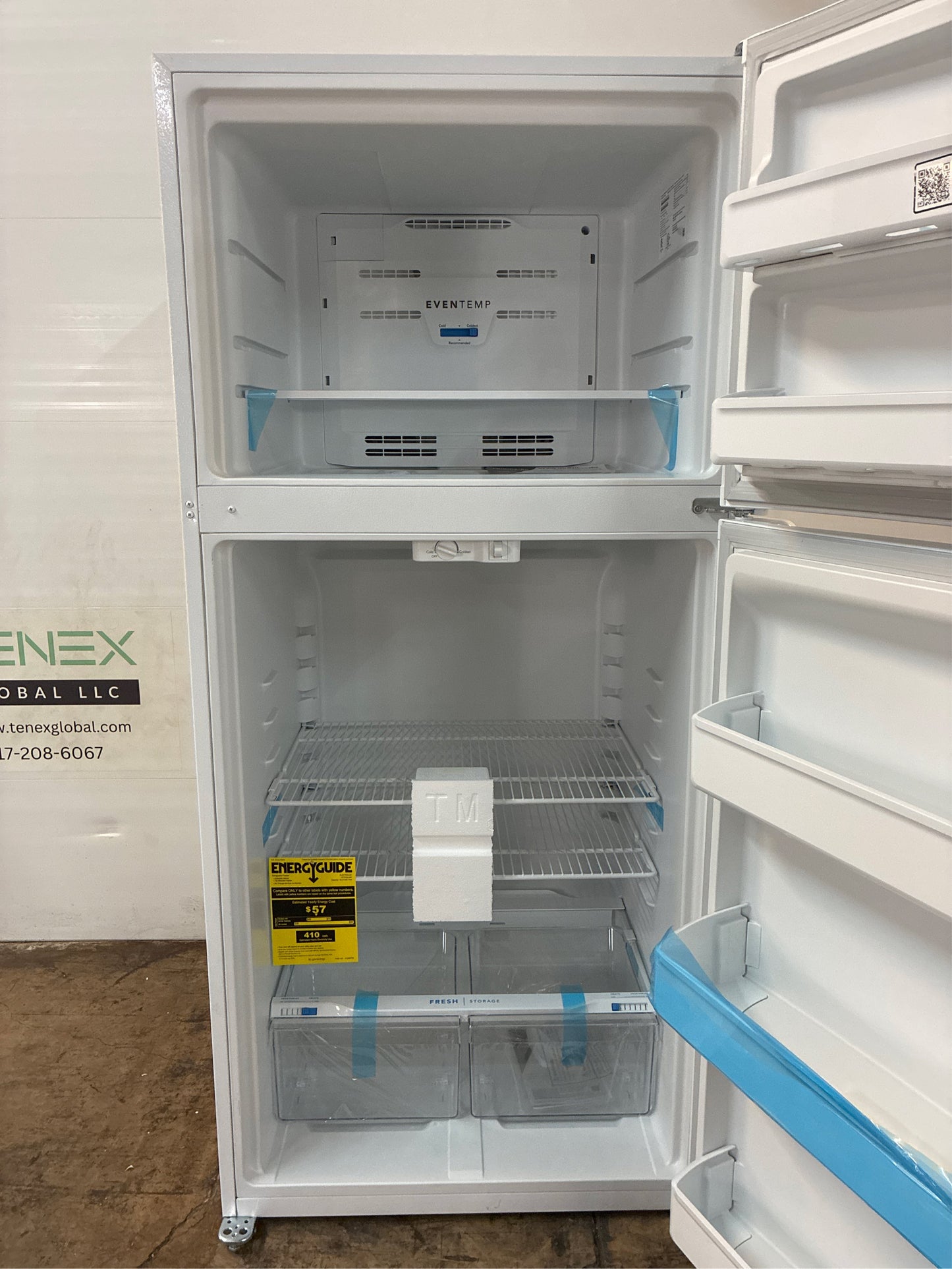 Frigidaire 18.2 cuft Top Freezer Refrigerator in White