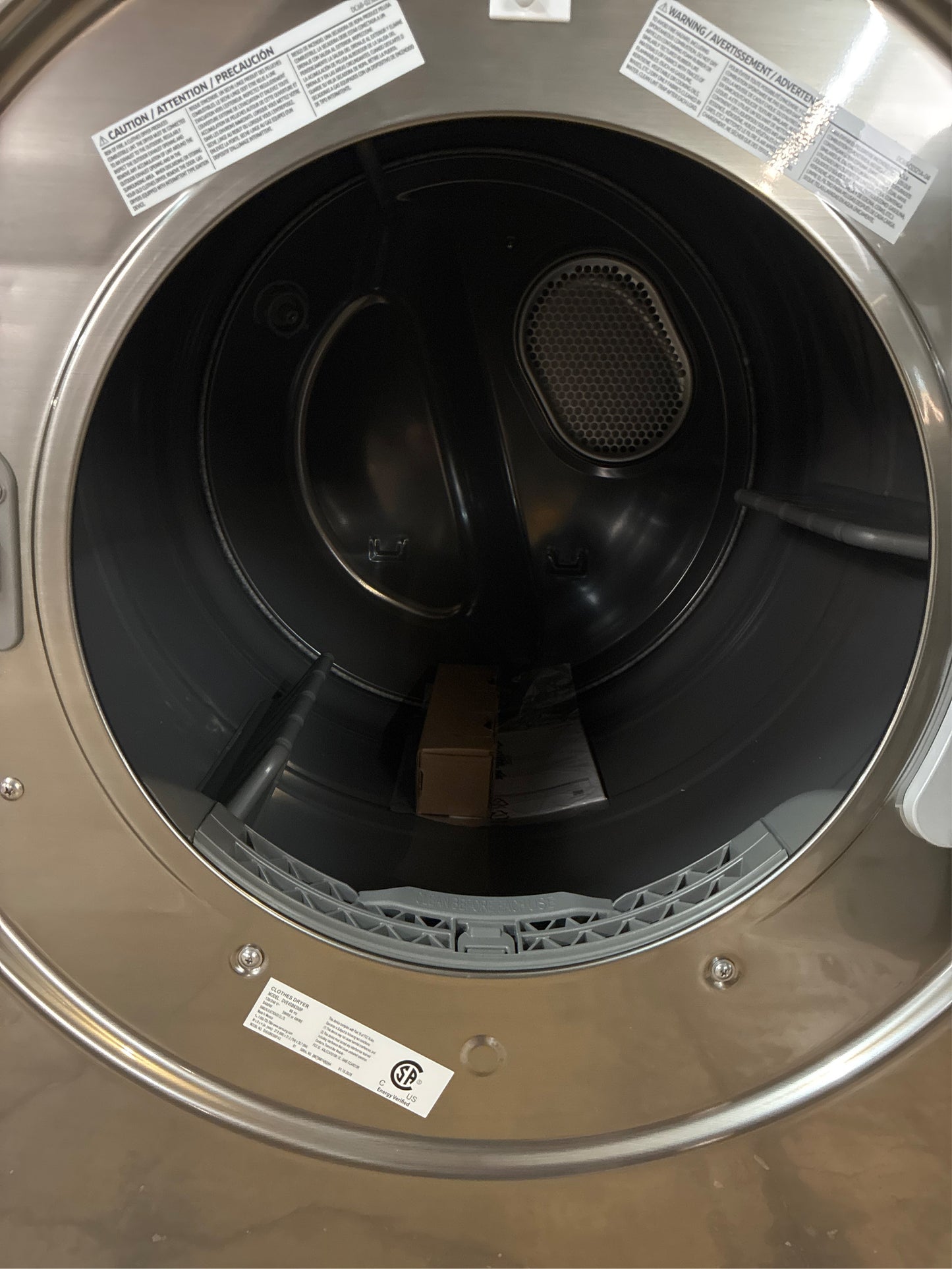 Samsung 7.5 cu. ft. Smart Stackable Electric Dryer with Steam
