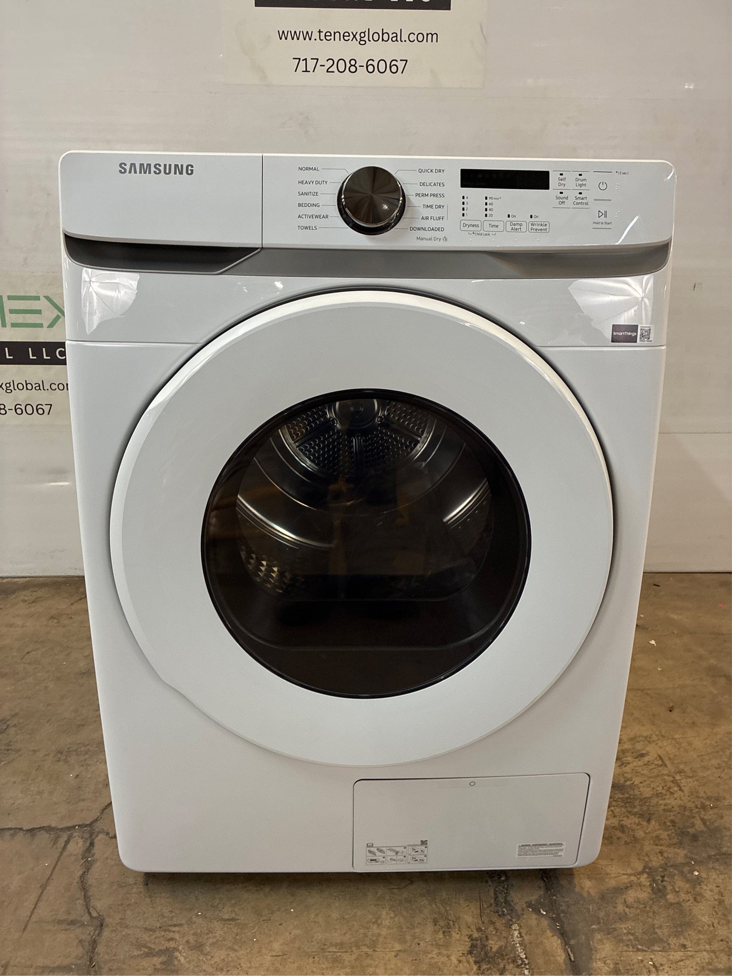 Samsung 7.5 cu ft Stackable Heat Pump Dryer, White