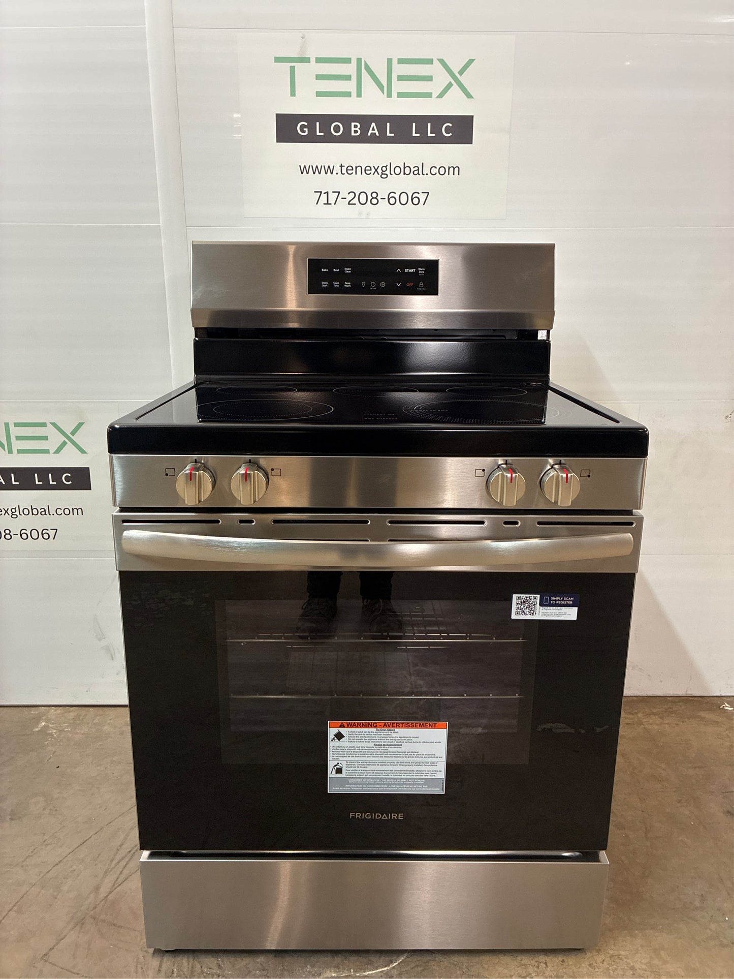 Frigidaire 30 in, 5-Burner Electric Range