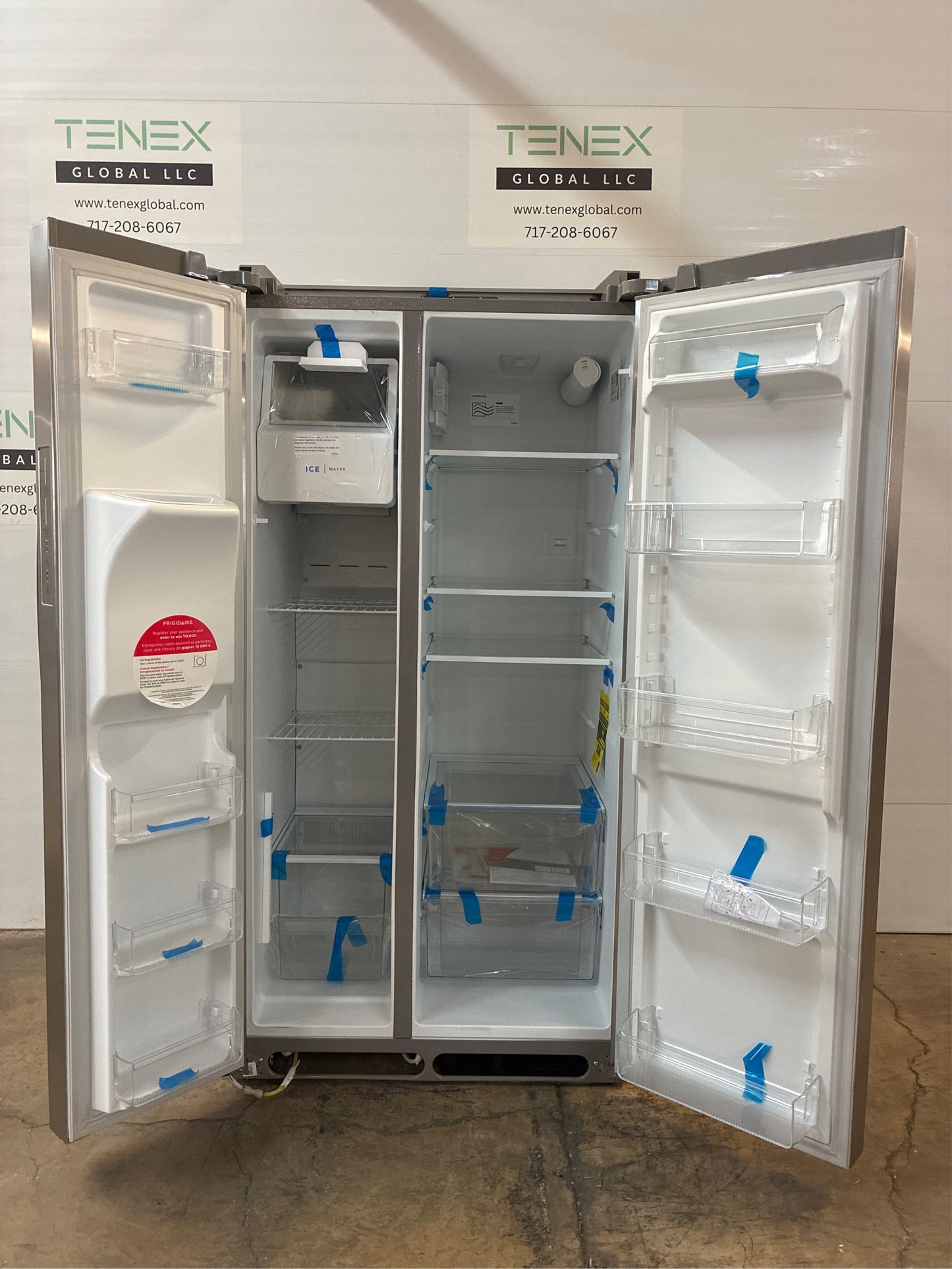 Frigidaire 36 in. Side-by-Side, 25.6 cu ft, SS Refrigerator