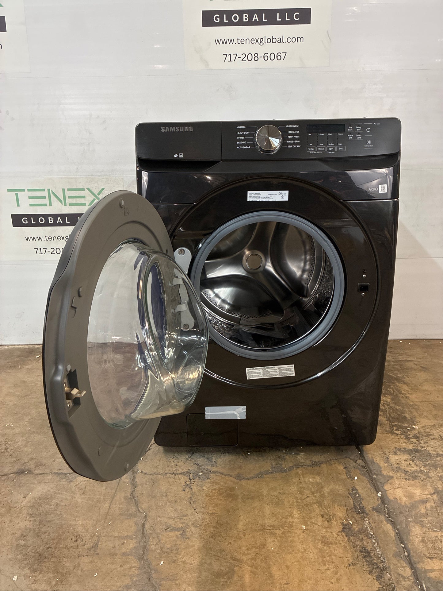 Samsung 4.5 cu.ft. Front-Load Washer, Brushed Black