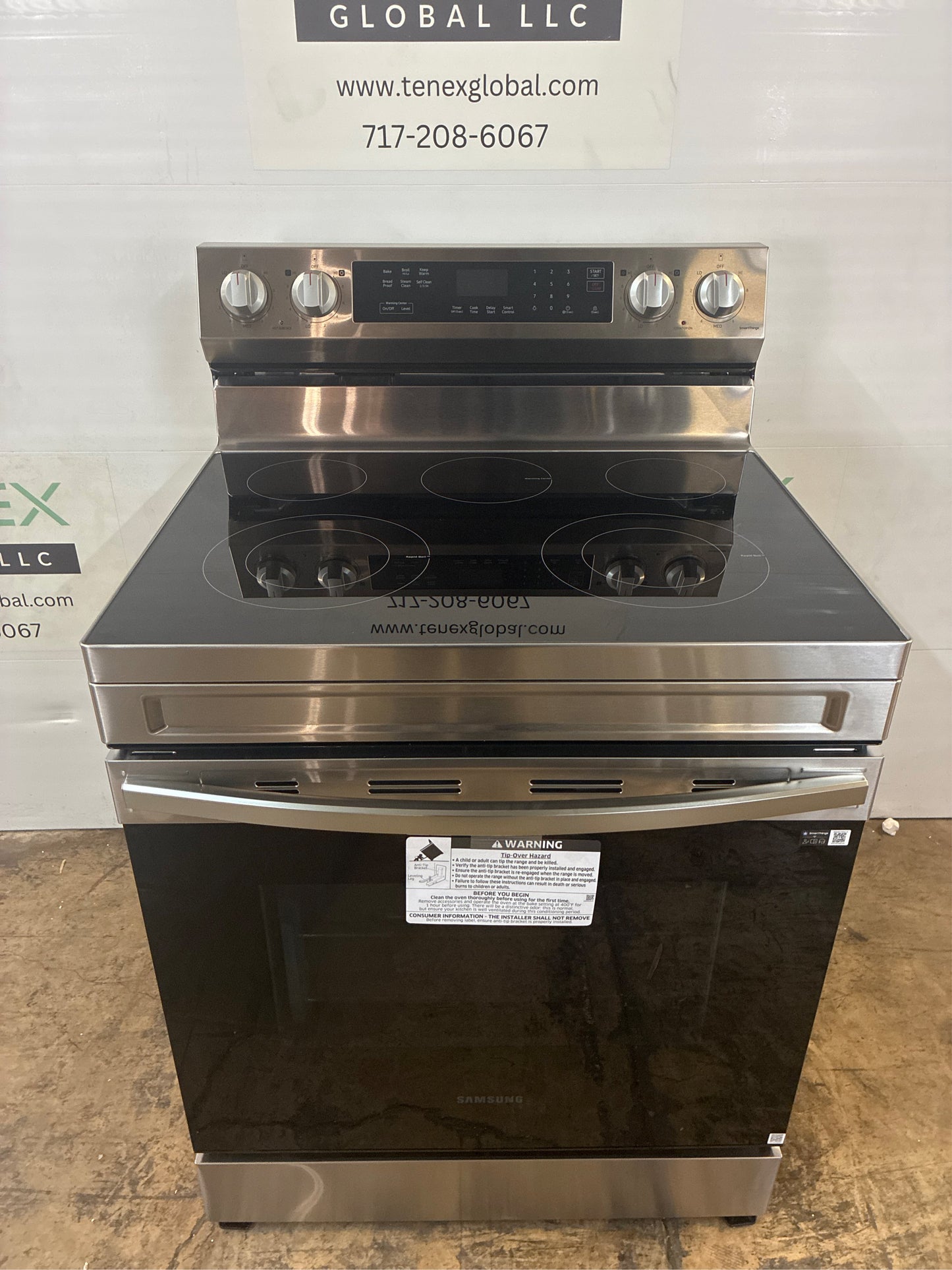 Samsung 6.3 cuft 5-Burner Electric Range