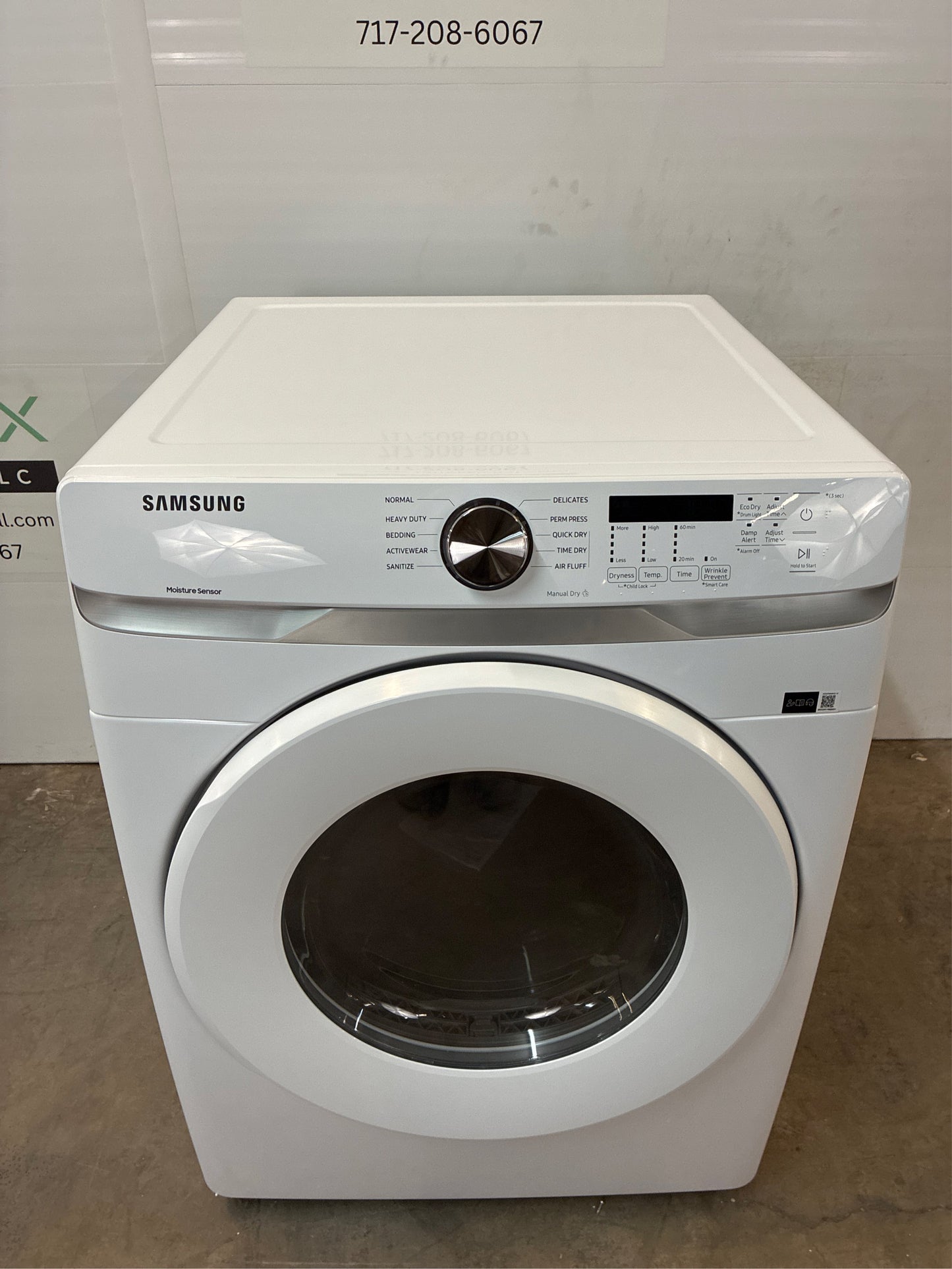 Samsung 7.5 cu.ft. Stackable Electric Dryer (White)