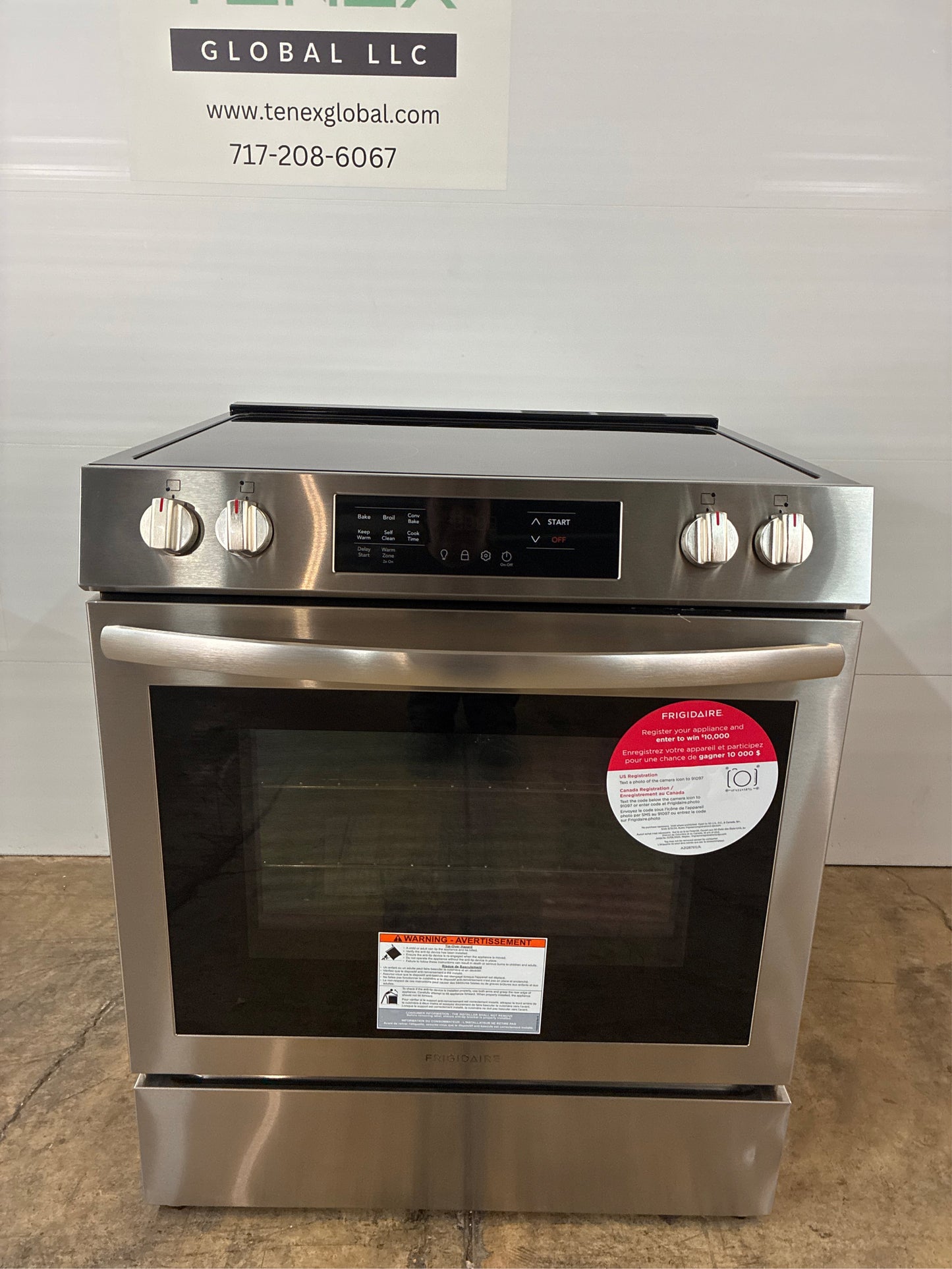 Frigidaire 30-in Glass Top Slide-in Range