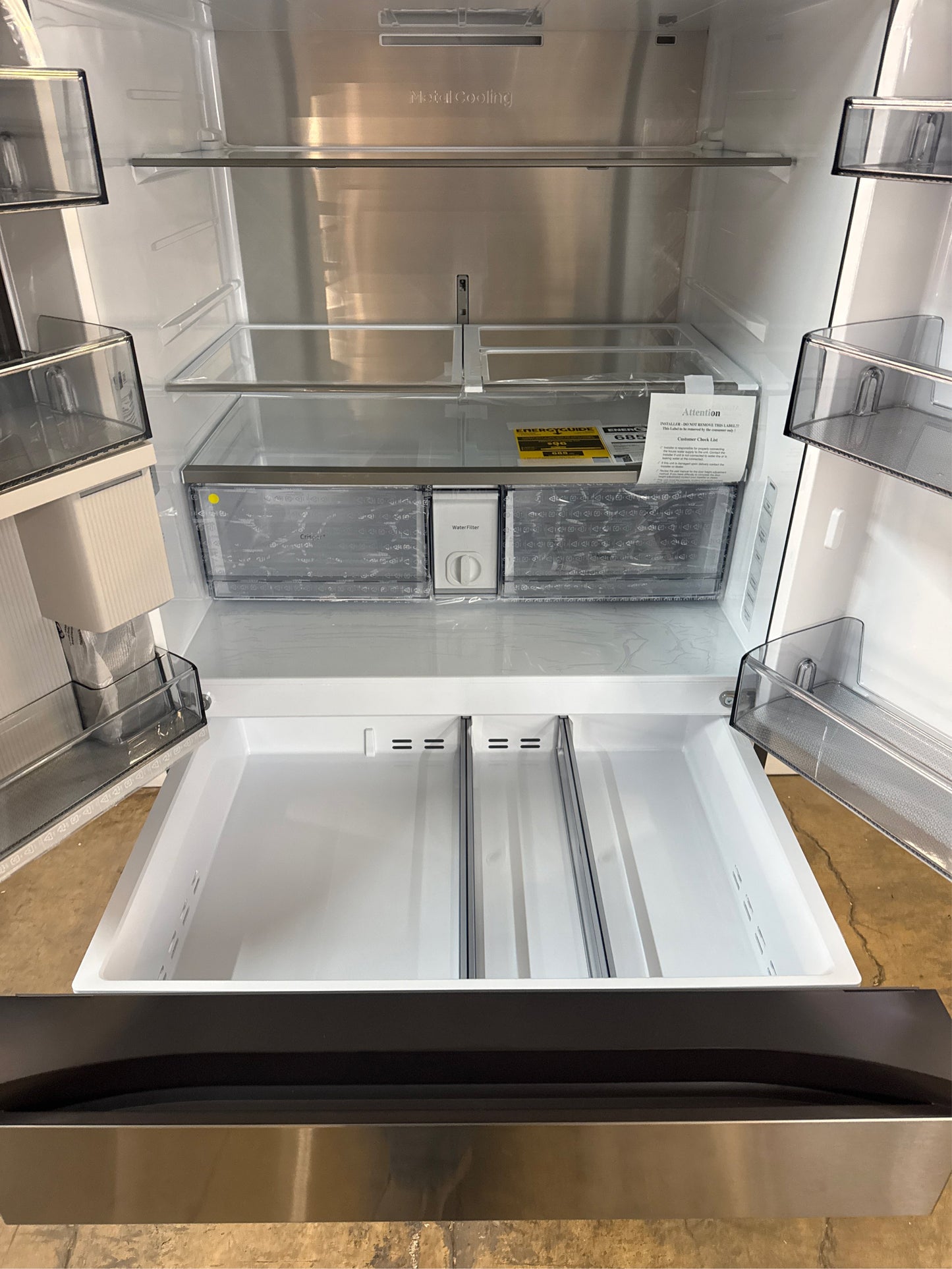 Samsung Bespoke 29 cu ft 4-Door Refrigerator Stainless