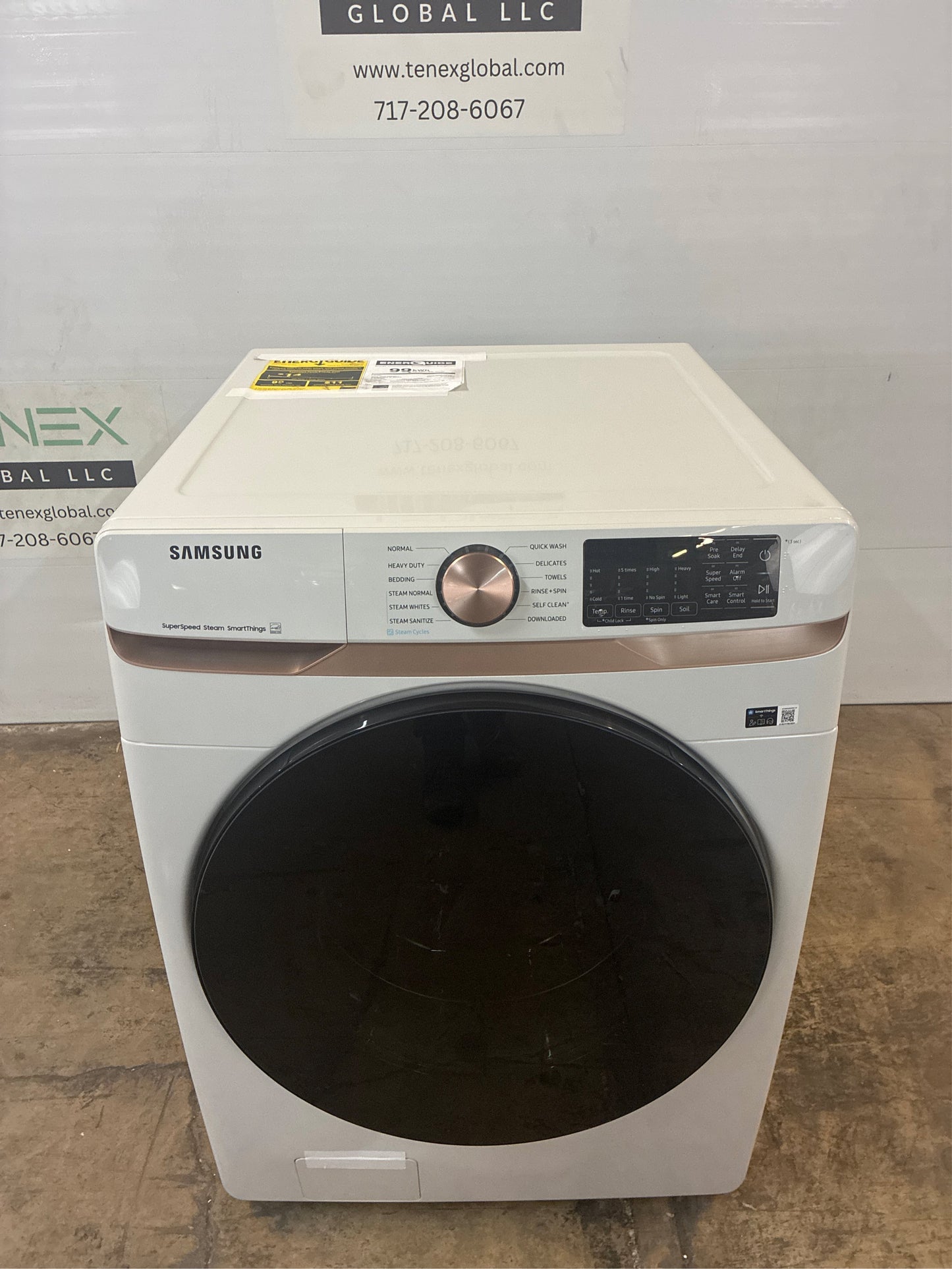 Samsung 5 cu. ft. Smart Front Load Washer, Ivory