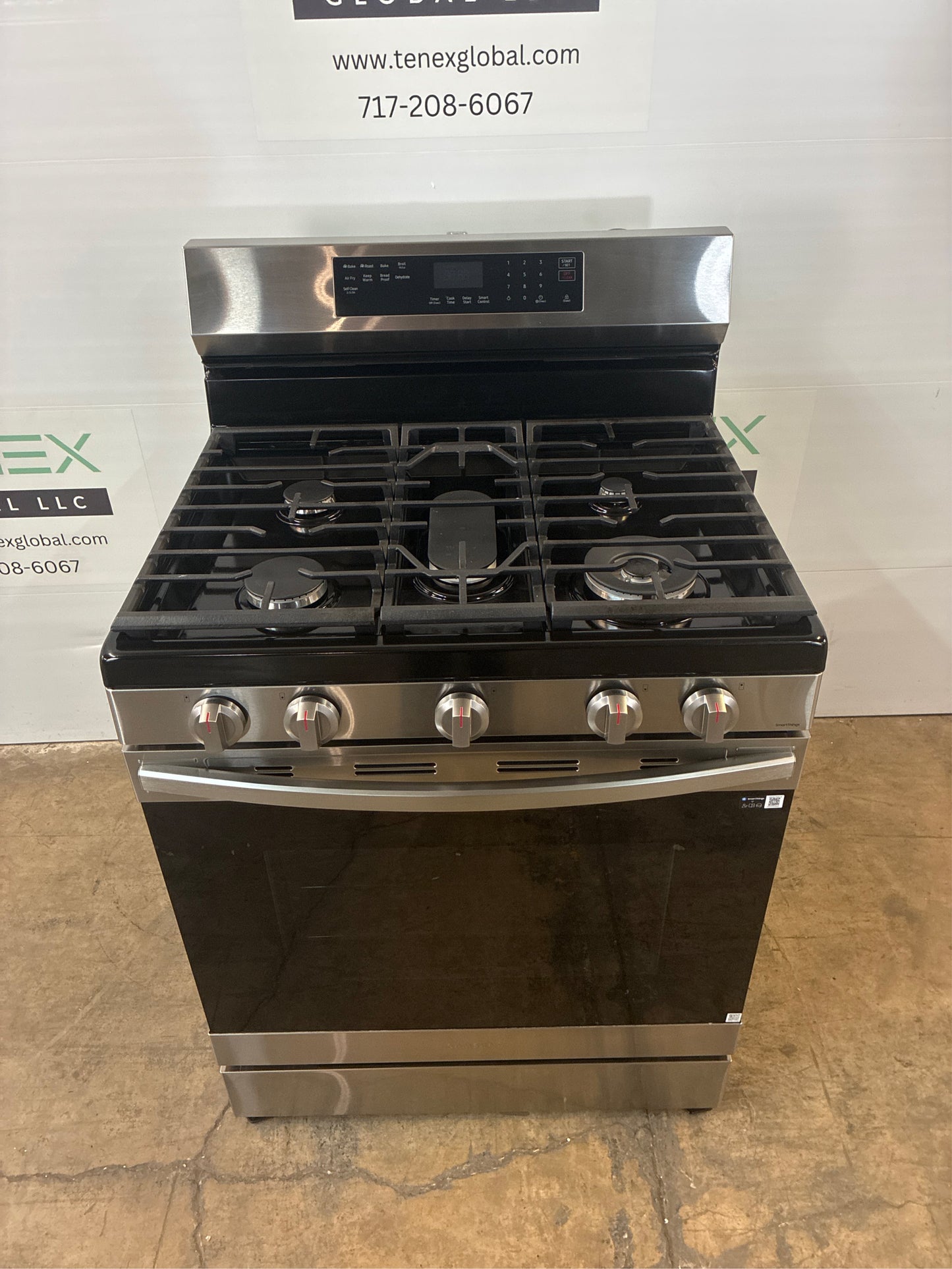 Samsung 30" Gas Range, 6.0-cu ft, Air Fry