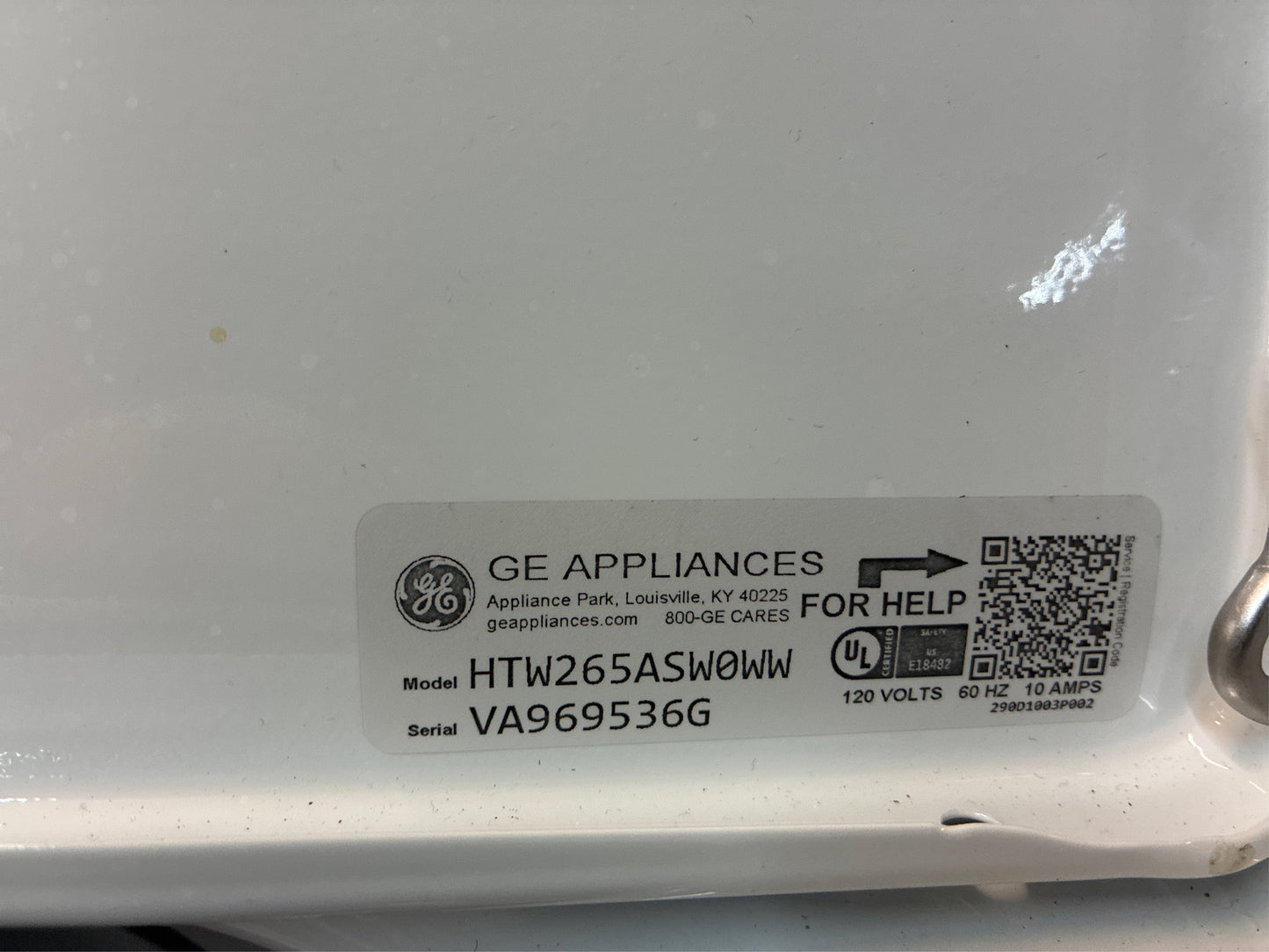 Hotpoint 4.0 cu.ft. Top Load Washer White