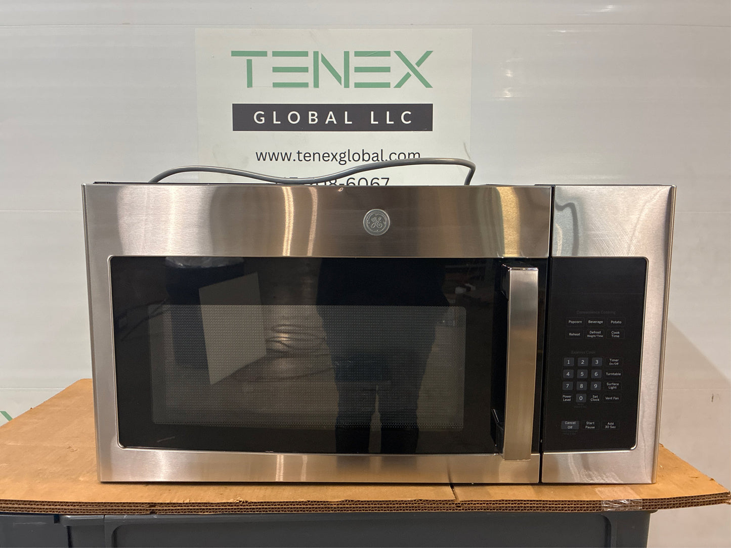 GE 1.6 cu ft Over-the-Range Microwave, Stainless