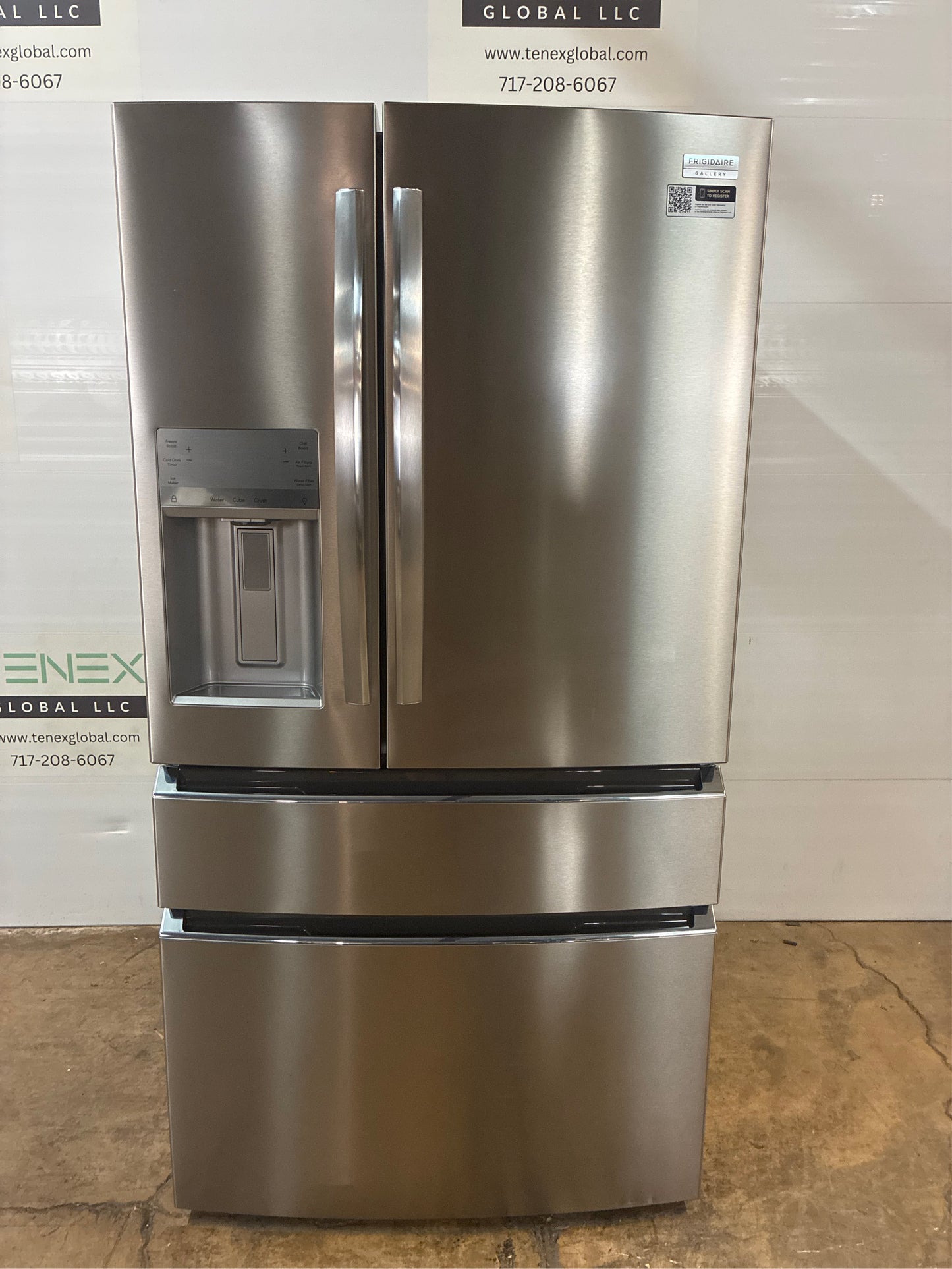 Frigidaire Gallery 36" 26.3 cu ft 4 Door French Door Refrigerator