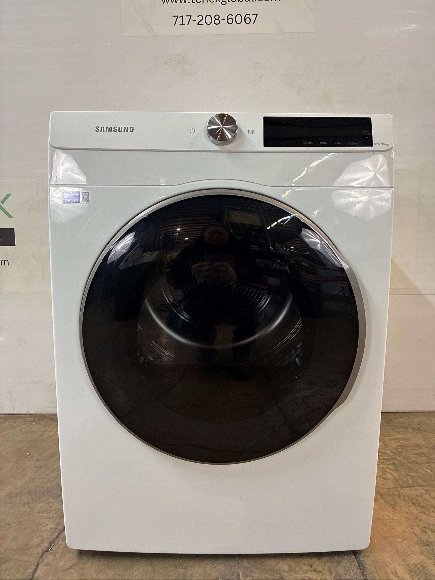 Samsung - 4.0 cu. ft. Smart Dial Electric Dryer