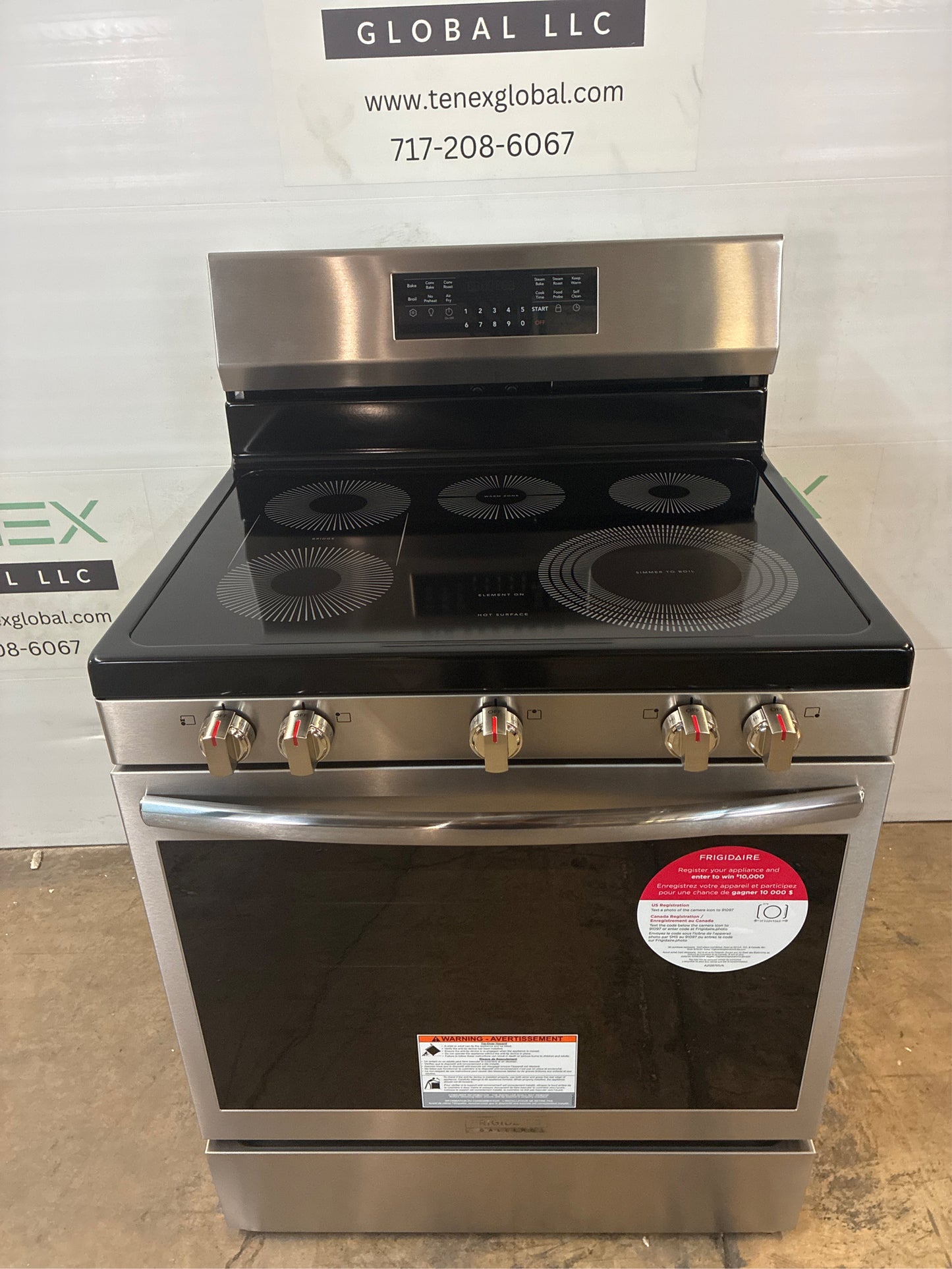 Frigidaire - Gallery 30 5-Burner Freestanding Electric Range
