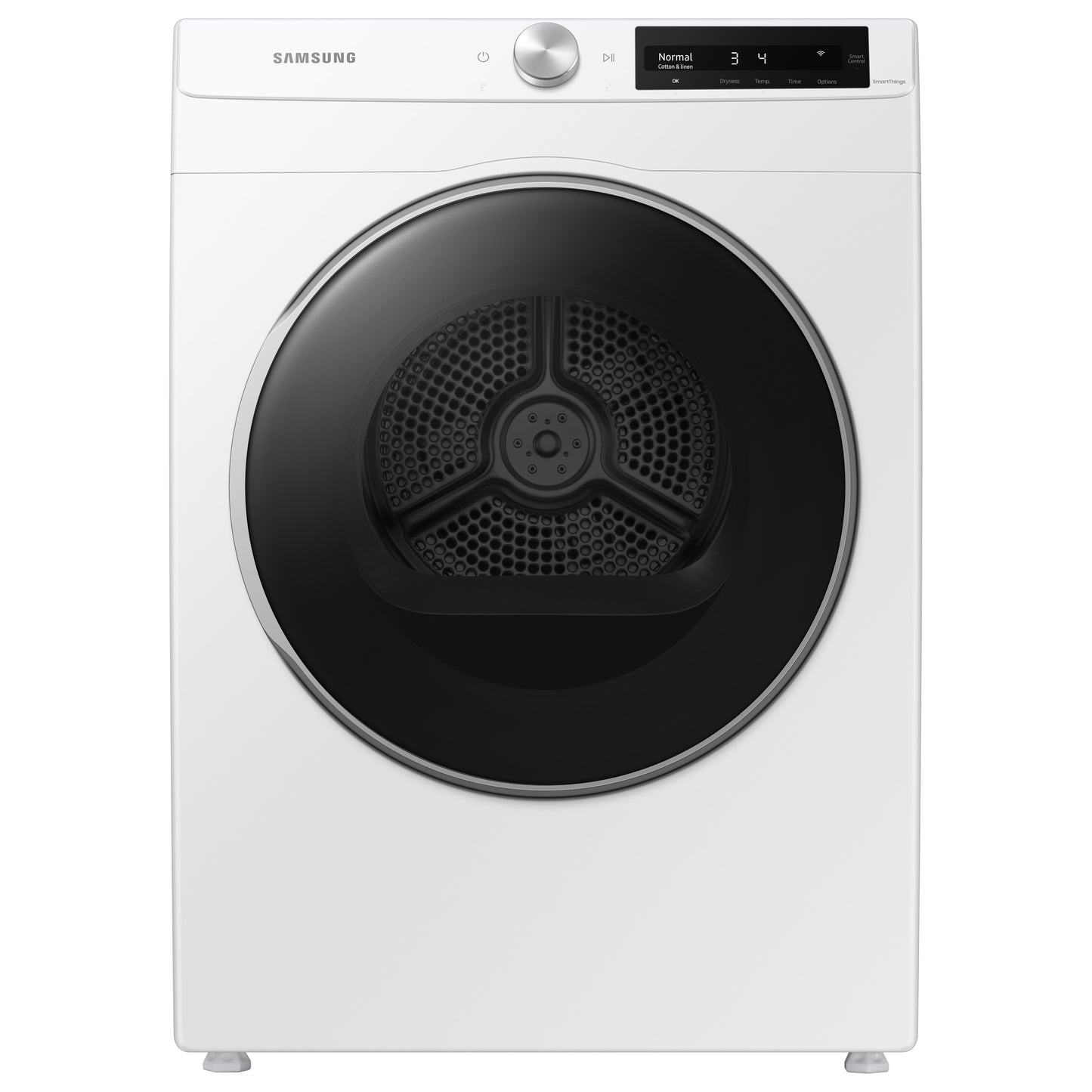 Samsung 4-cu ft Stackable Electric Dryer (White)
