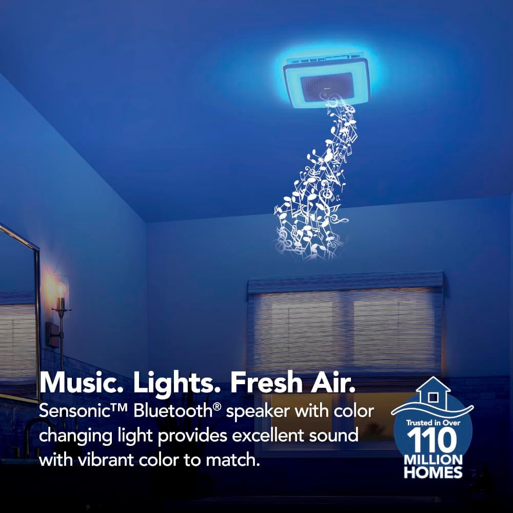 Broan-NuTone ChromaComfort Bath Fan w/Bluetooth