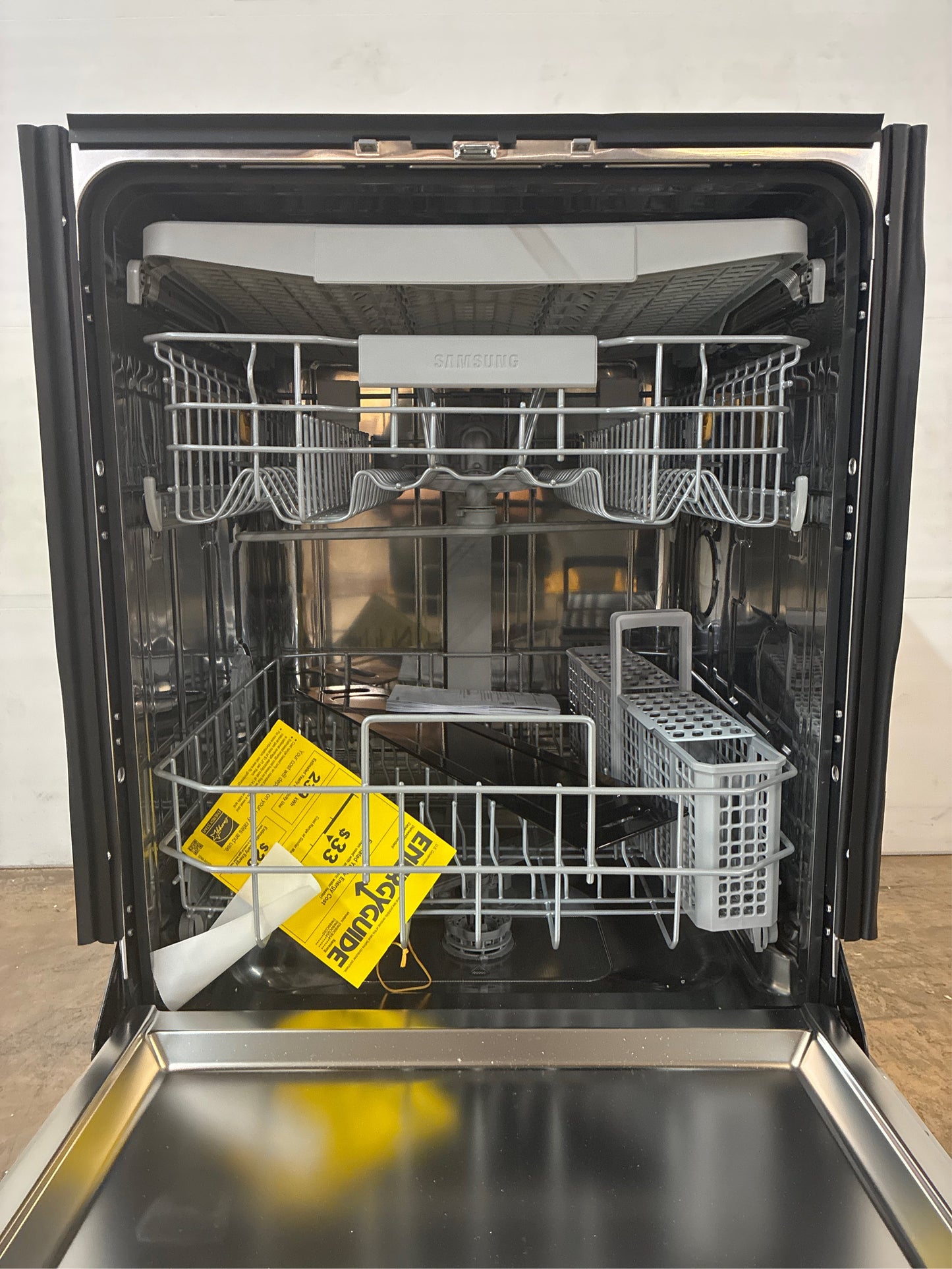 Samsung - Smart 46 dBA Dishwasher StormWash Matte Black