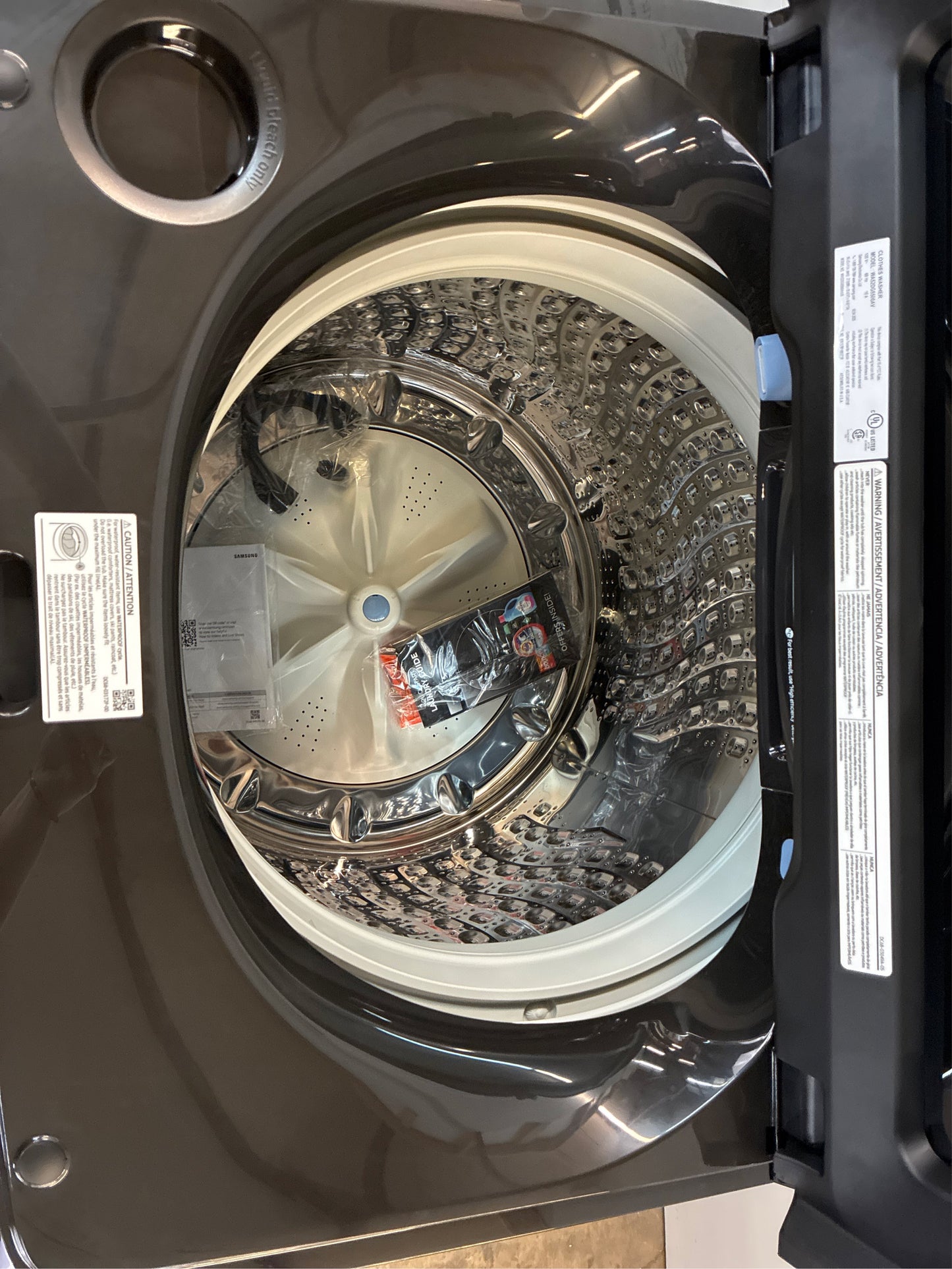 5.2 cu. ft. Smart Top Load Washer - Brushed Black