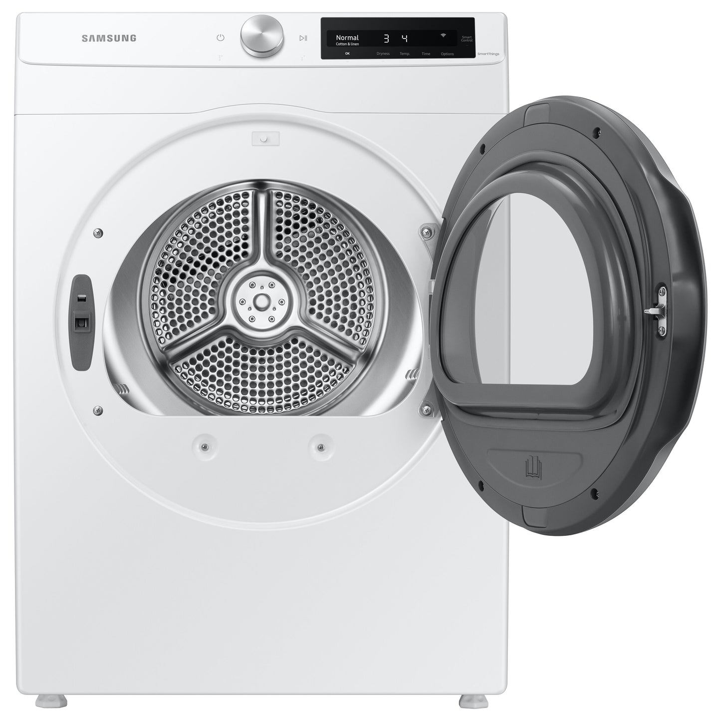 Samsung 4-cu ft Stackable Electric Dryer (White)