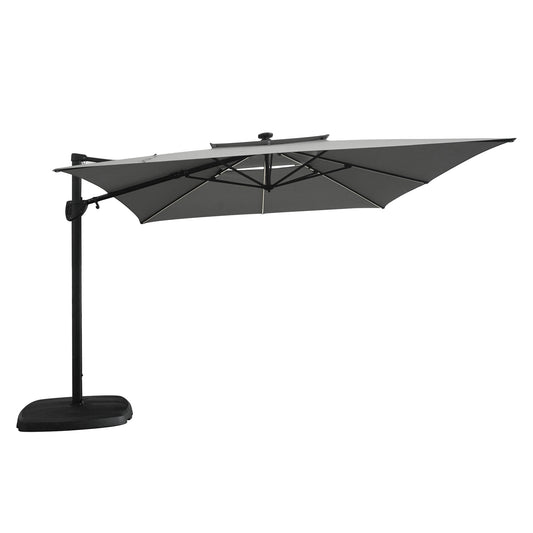 allen + roth 10-ft Aluminum Cantilever Umbrella