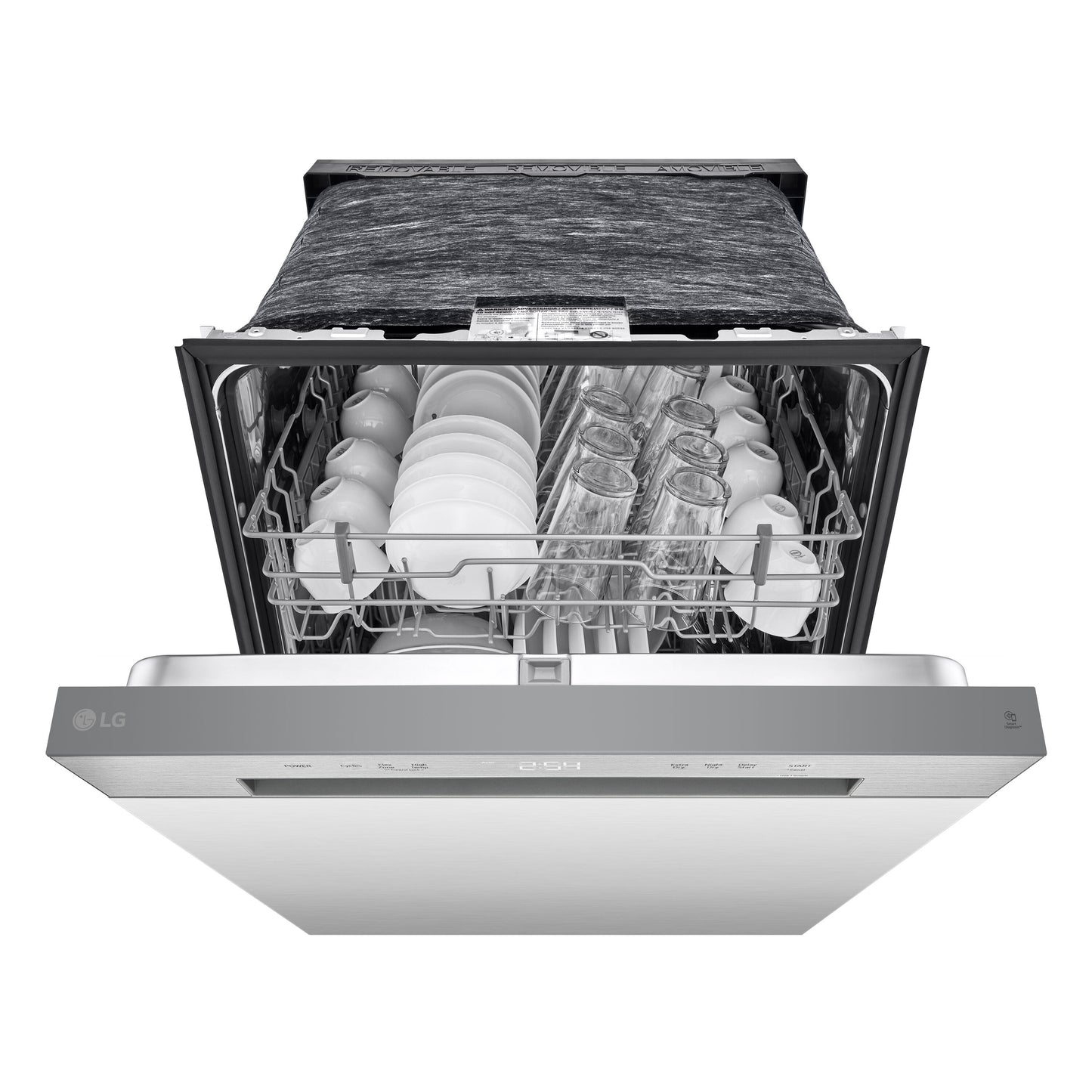 LG 24" Front Control Dishwasher, 52-dBA.