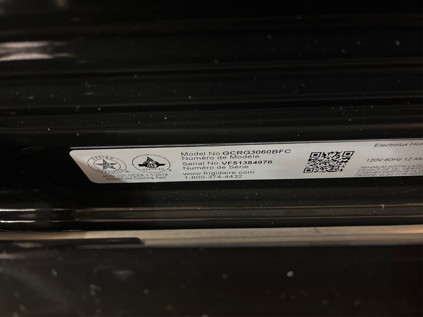 Frigidaire 30-in 5.1-cu ft Gas Range