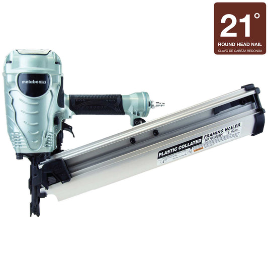 Metabo HPT 3-1/2" 21° Pneumatic Nailer