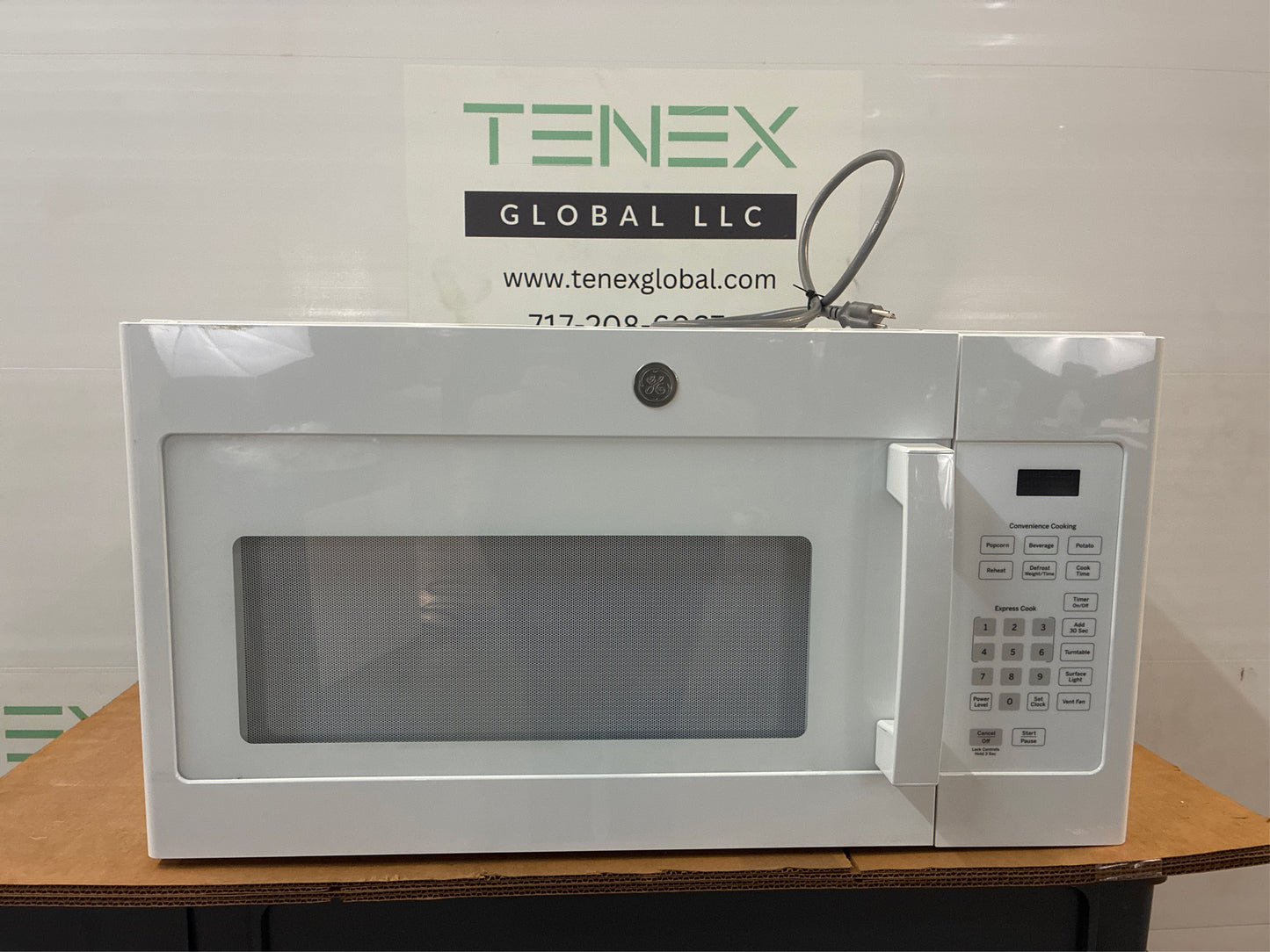 GE 1.6 cu. ft. Over the Range Microwave in White