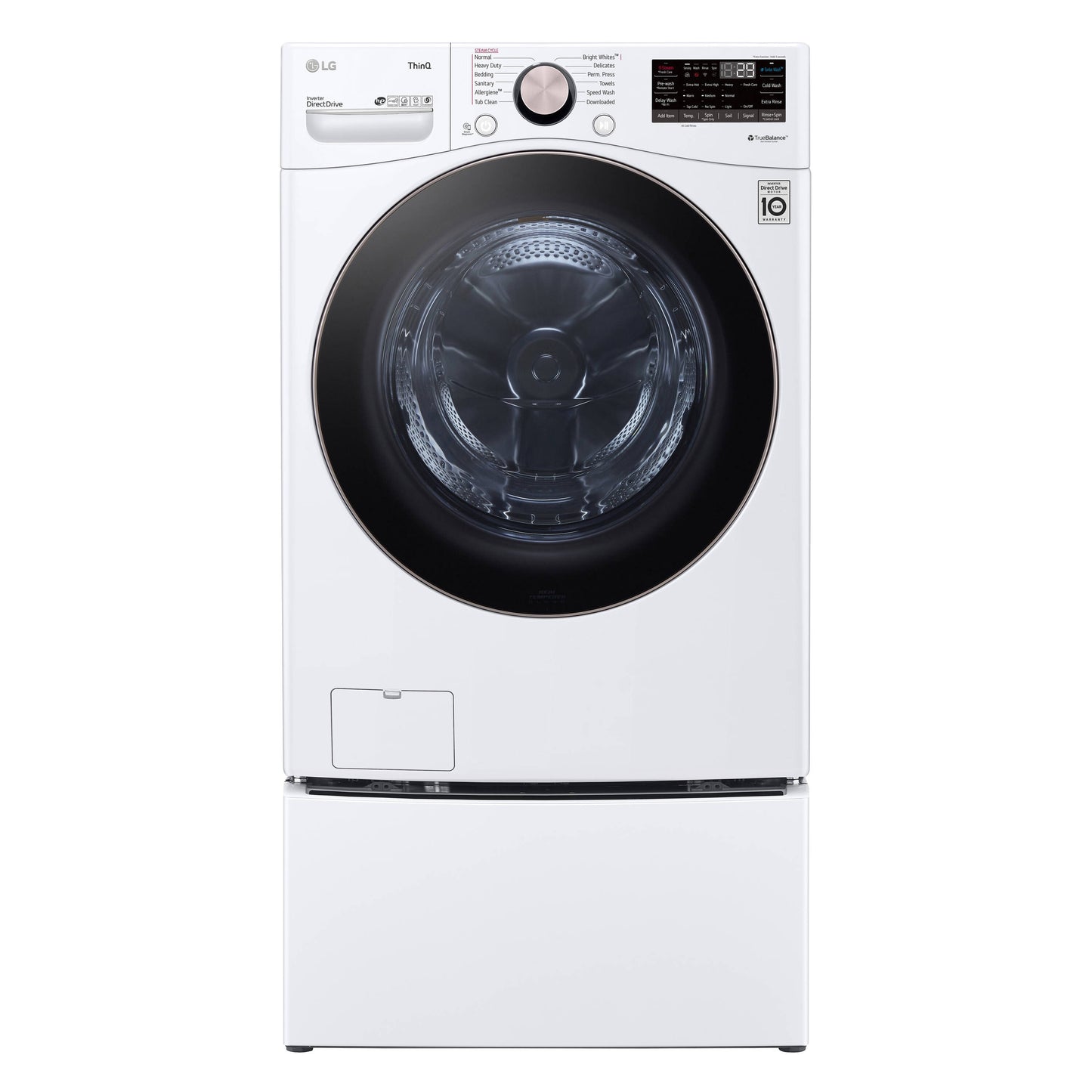 LG 4.5-cu ft Stackable Front-Load Washer