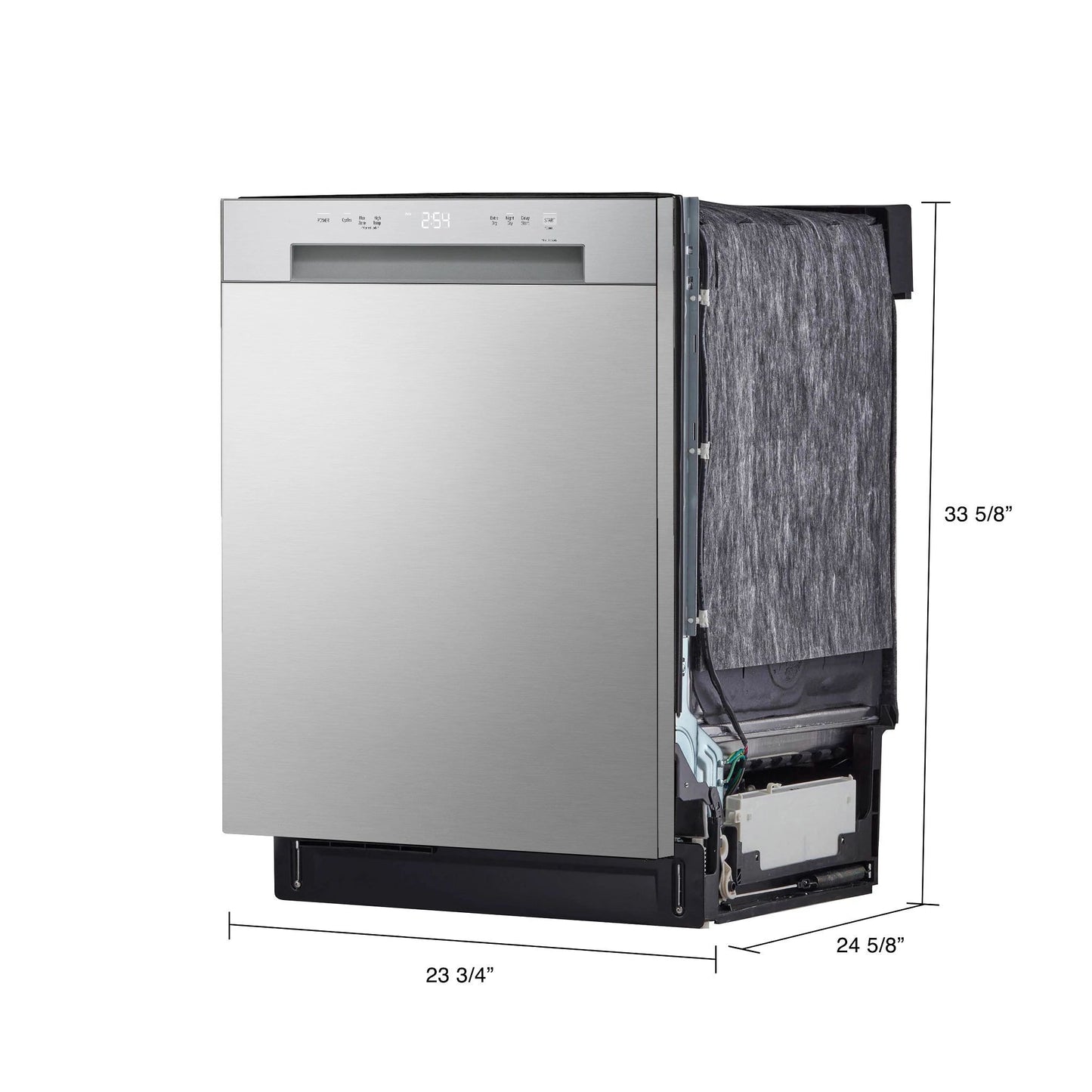 LG 24" Front Control Dishwasher, 52-dBA.