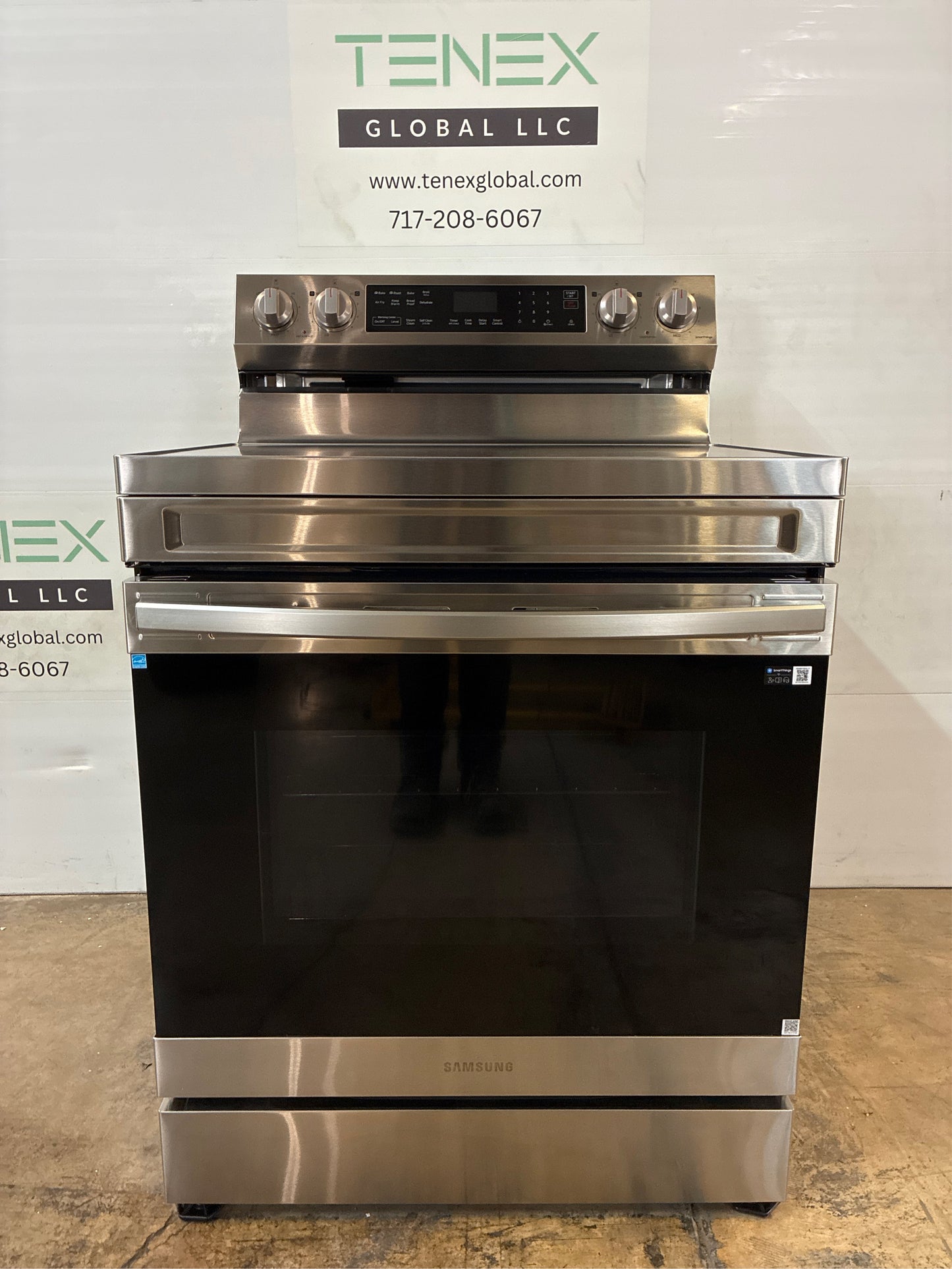 Samsung - 6.3 cu.ft. 5-Burner Electric Range