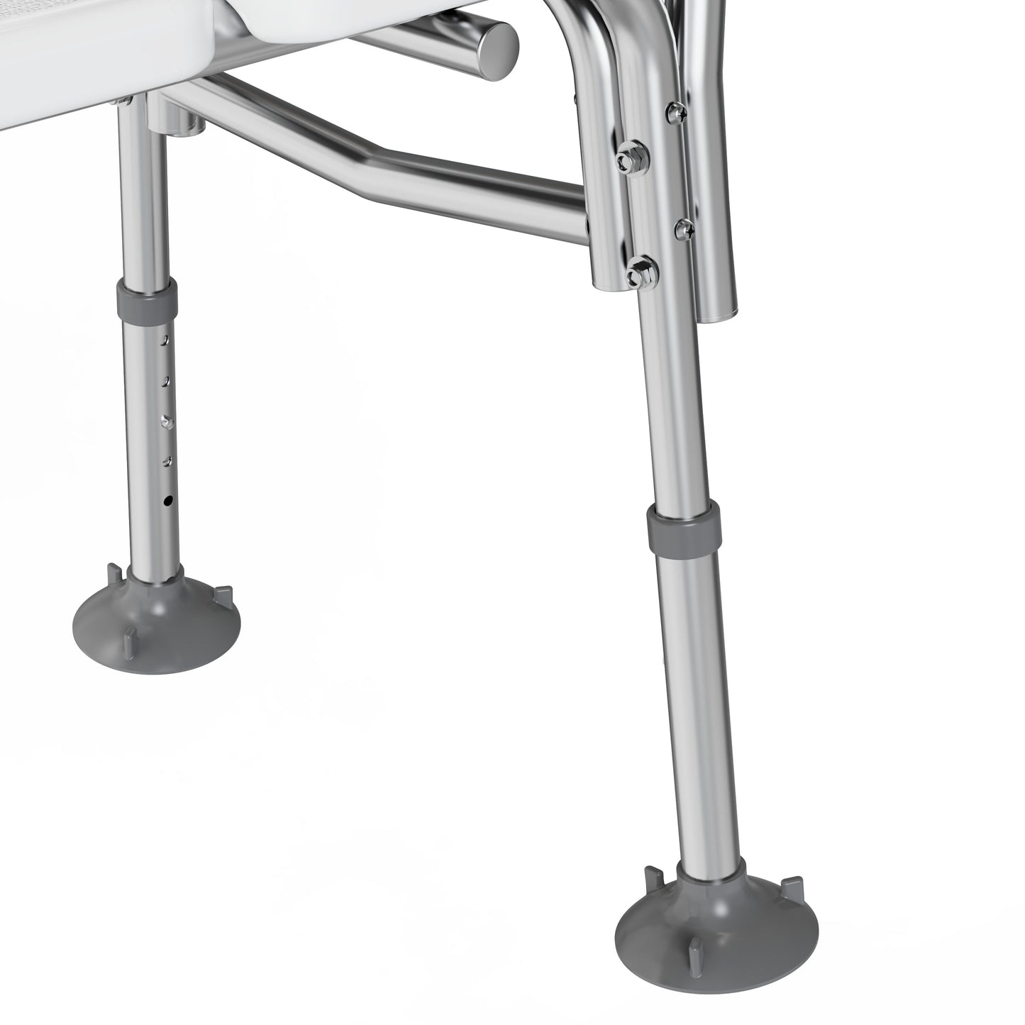 Project Source White Shower and Bath Stool