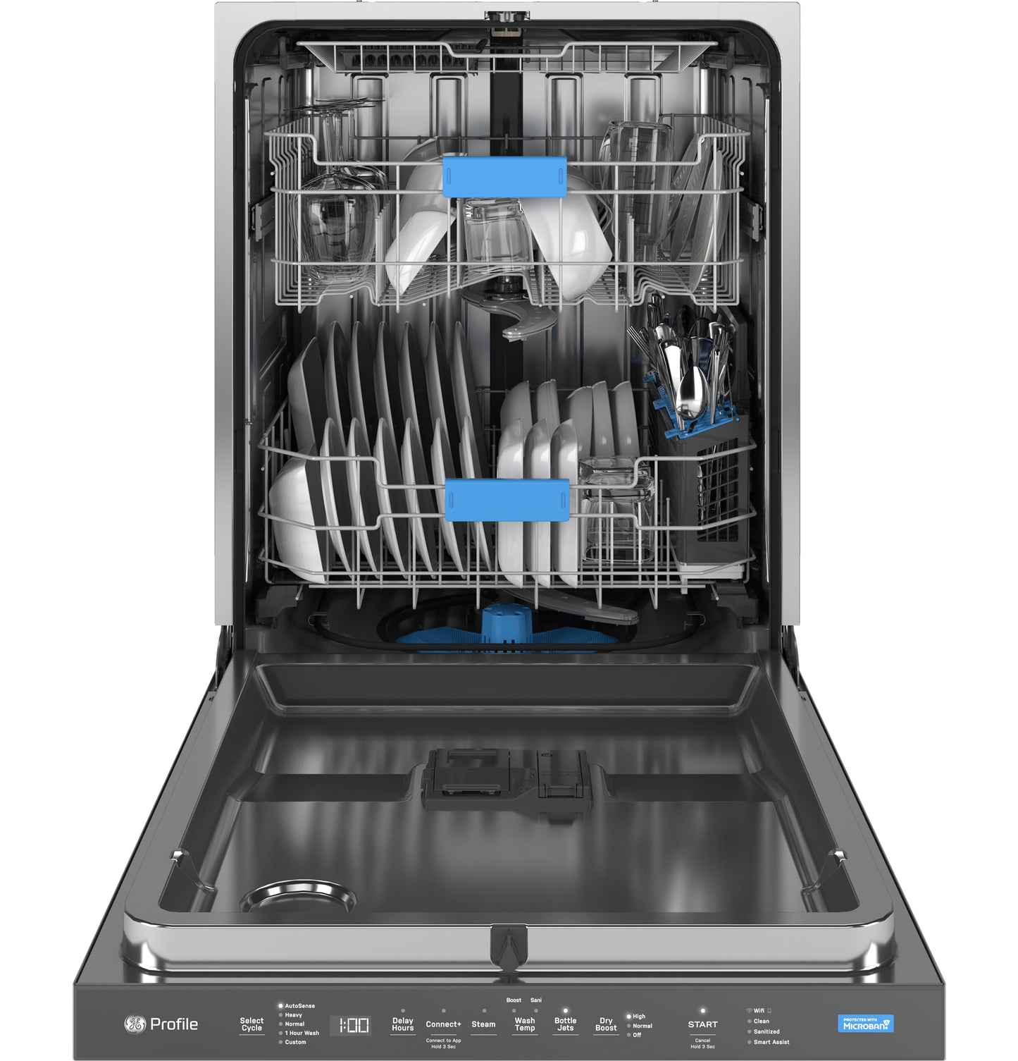 GE 24-in Smart Dishwasher, 44-dBA Quiet