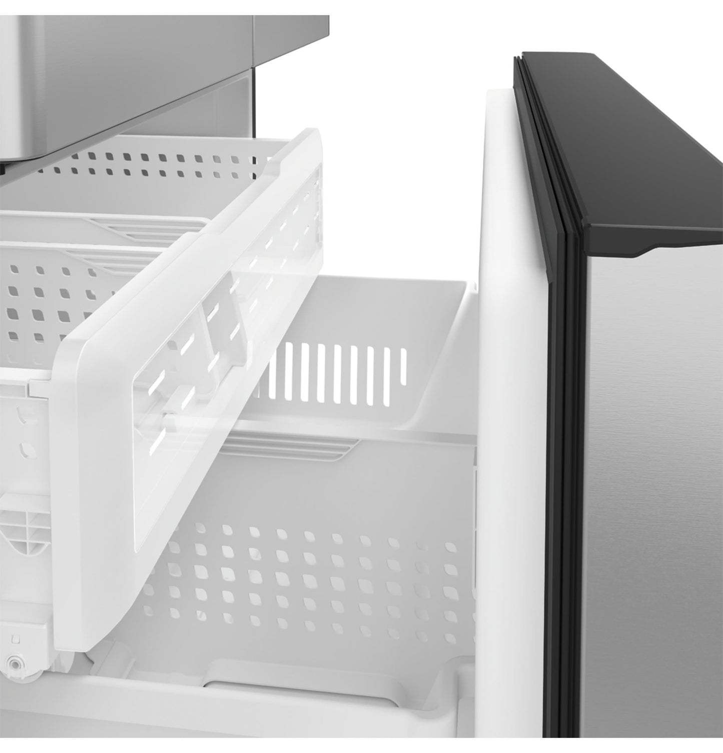 Cafe Hot Water Dispenser 27.8-cu ft Fridge