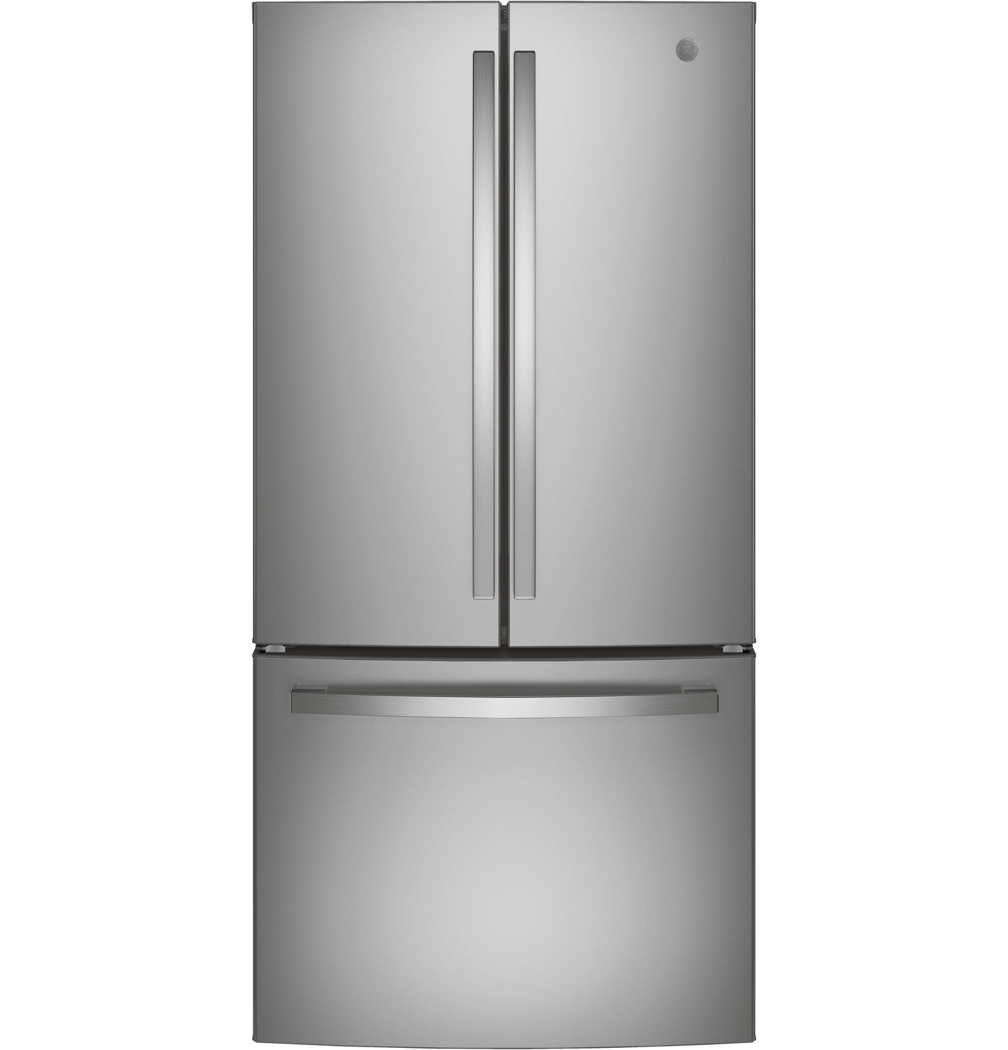 GE 18.6-cu ft French Door Fridge with Ice Maker.