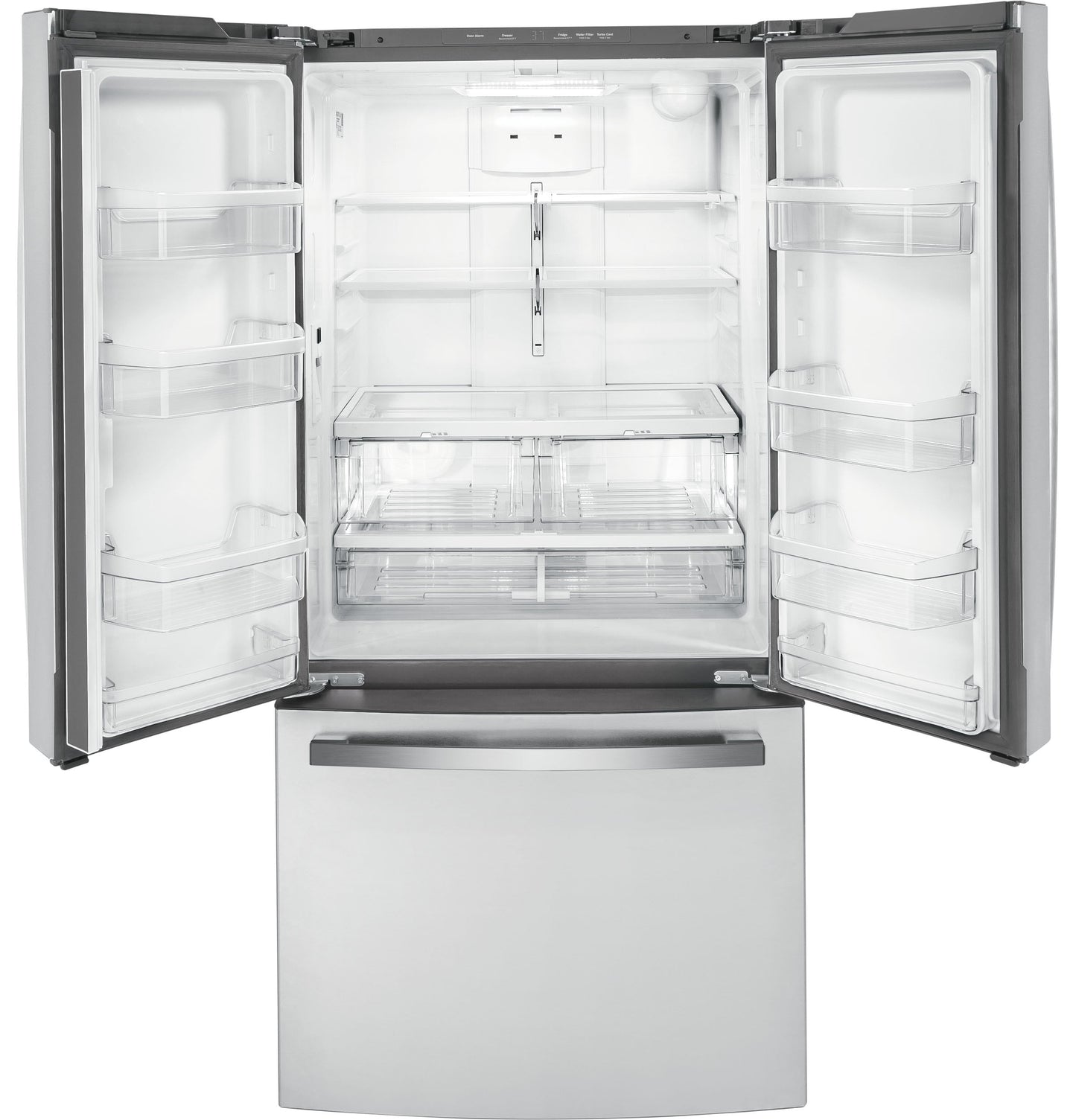 GE 18.6-cu ft French Door Fridge with Ice Maker.