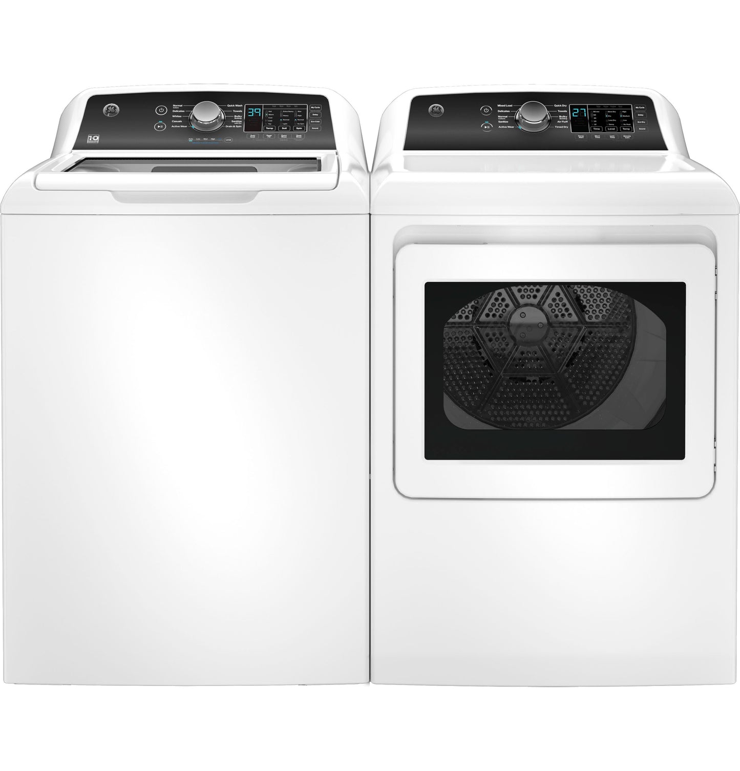 GE 7.4-cu ft Vented Electric Dryer (White)
