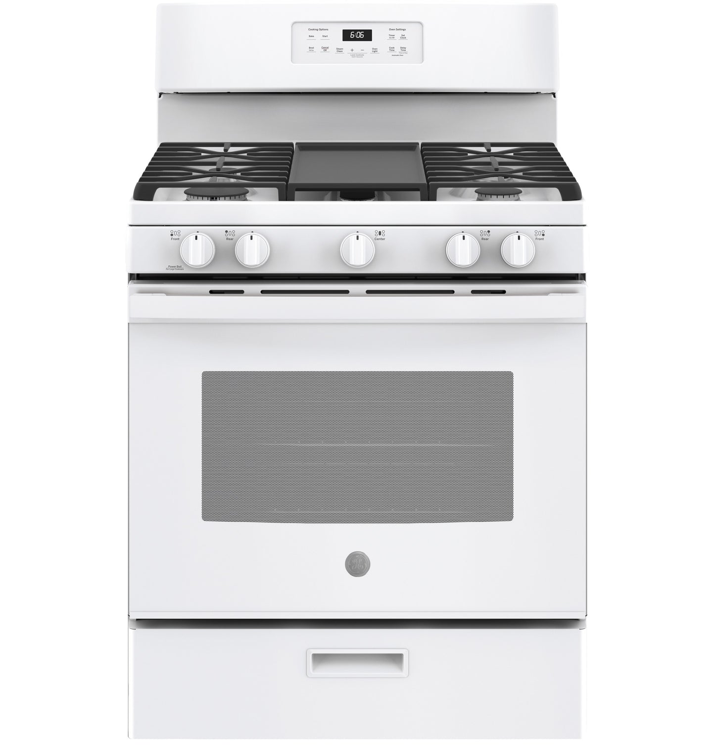 GE 30" 5-Burner 5-cu ft Gas Range (White)