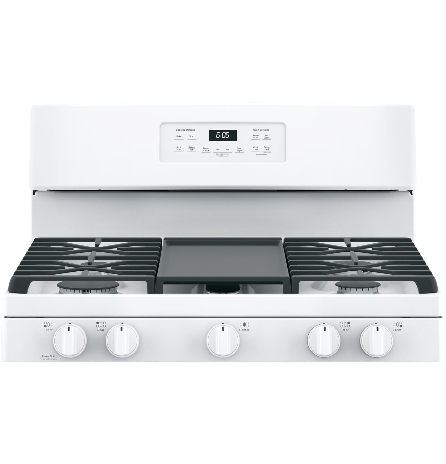 GE 30" 5-Burner 5-cu ft Gas Range (White)