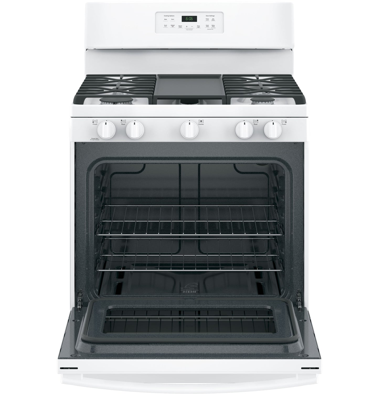 GE 30" 5-Burner 5-cu ft Gas Range (White)