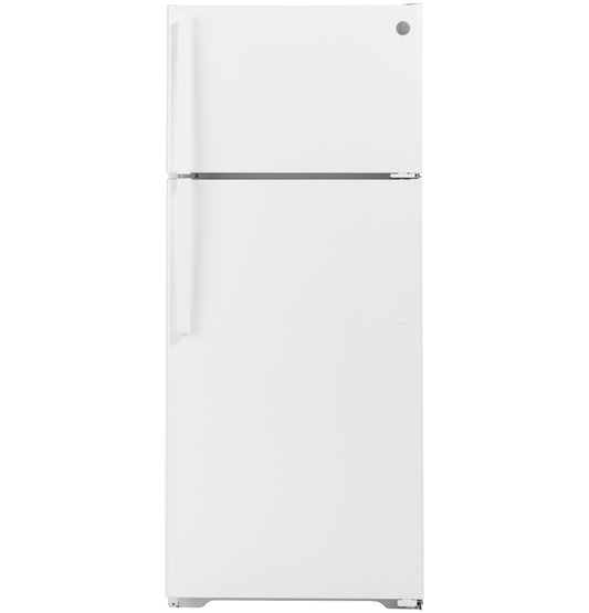 GE 17.5-cu ft Top-Freezer Refrigerator (White)